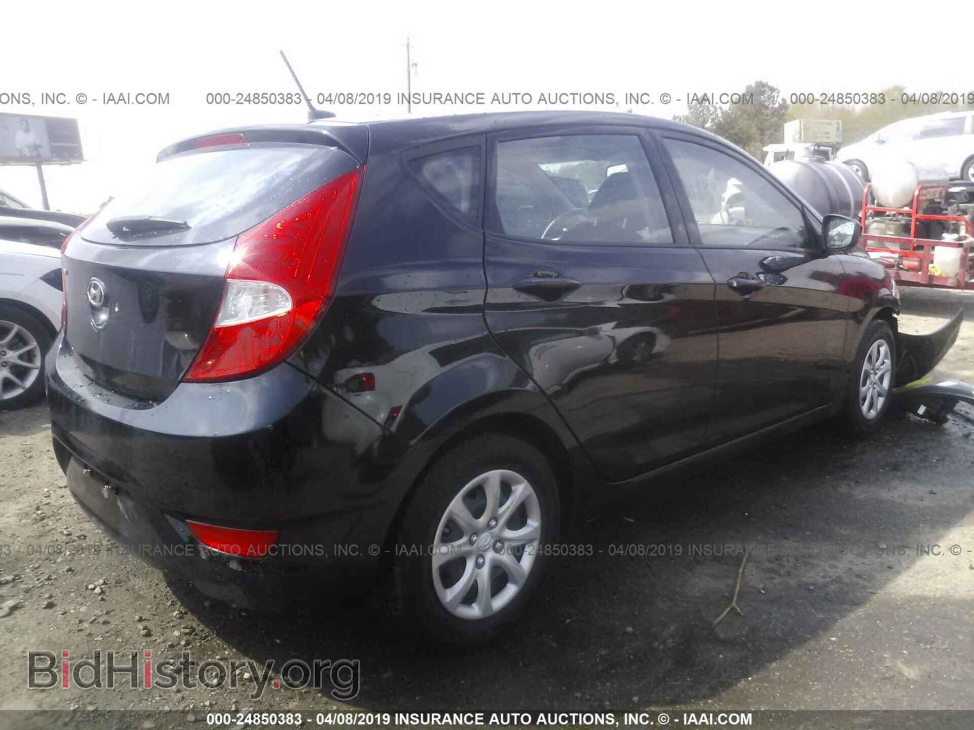 2013 HYUNDAI ACCENT - VIN: KMHCT5AE2DU079192 - Фото 4