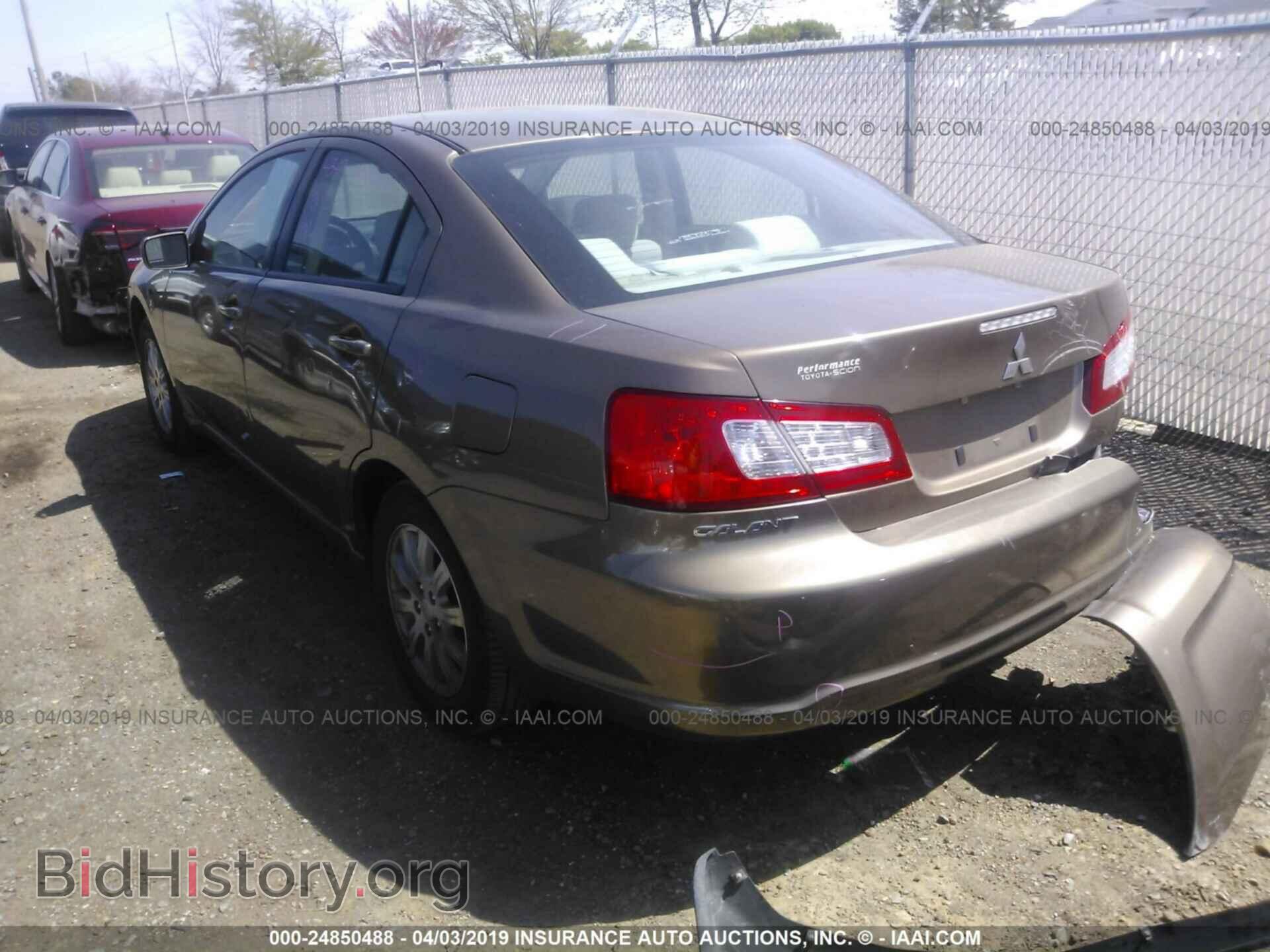 2009 MITSUBISHI GALANT - VIN: 4A3AB36F09E018104 - Фото 3