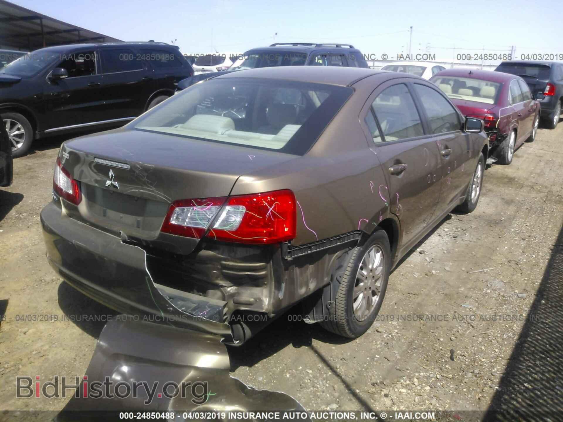 2009 MITSUBISHI GALANT - VIN: 4A3AB36F09E018104 - Фото 4
