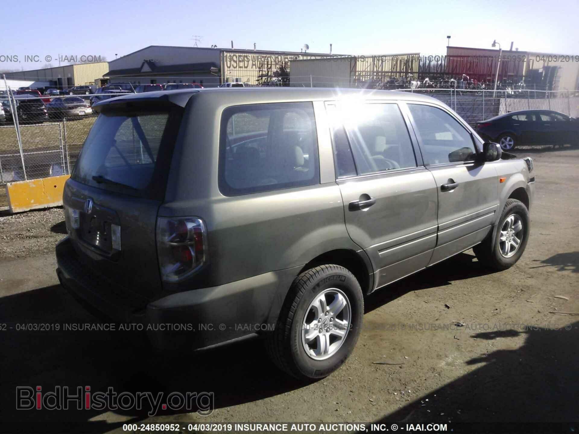 2007 HONDA PILOT - VIN: 5FNYF28187B016758 - Фото 4