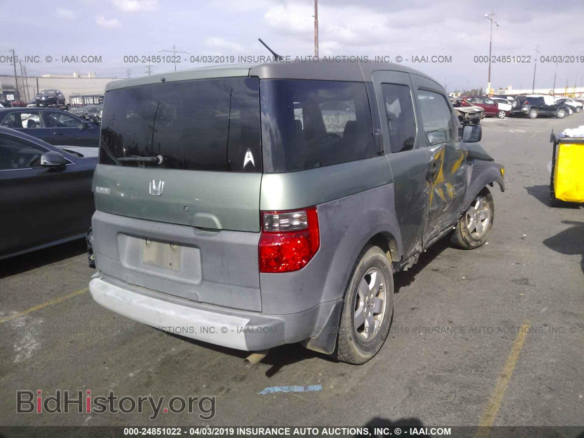 2003 HONDA ELEMENT - VIN: 5J6YH28503L045945 - Фото 4