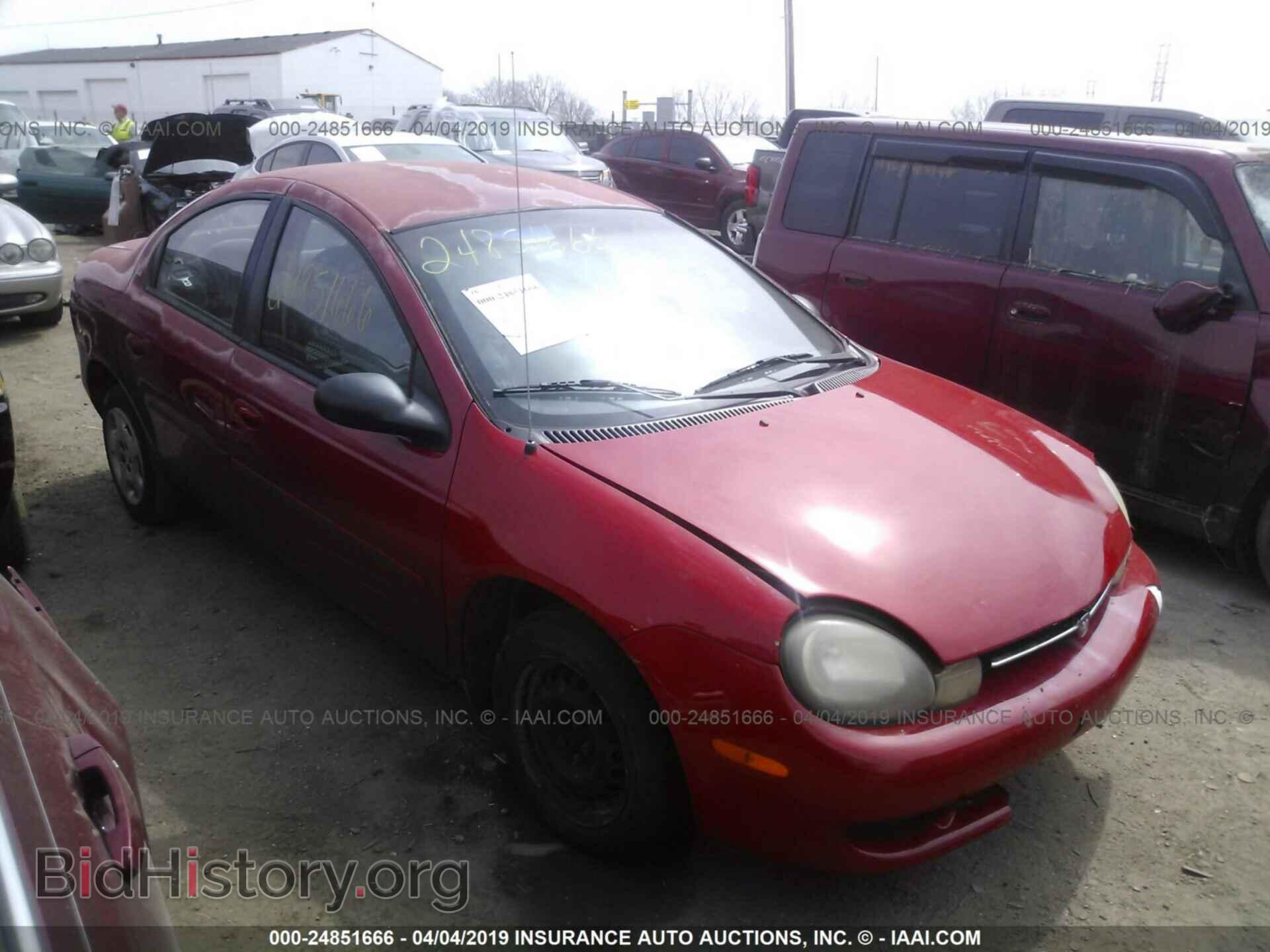 Photo 1B3ES46C81D127602 - DODGE NEON 2001