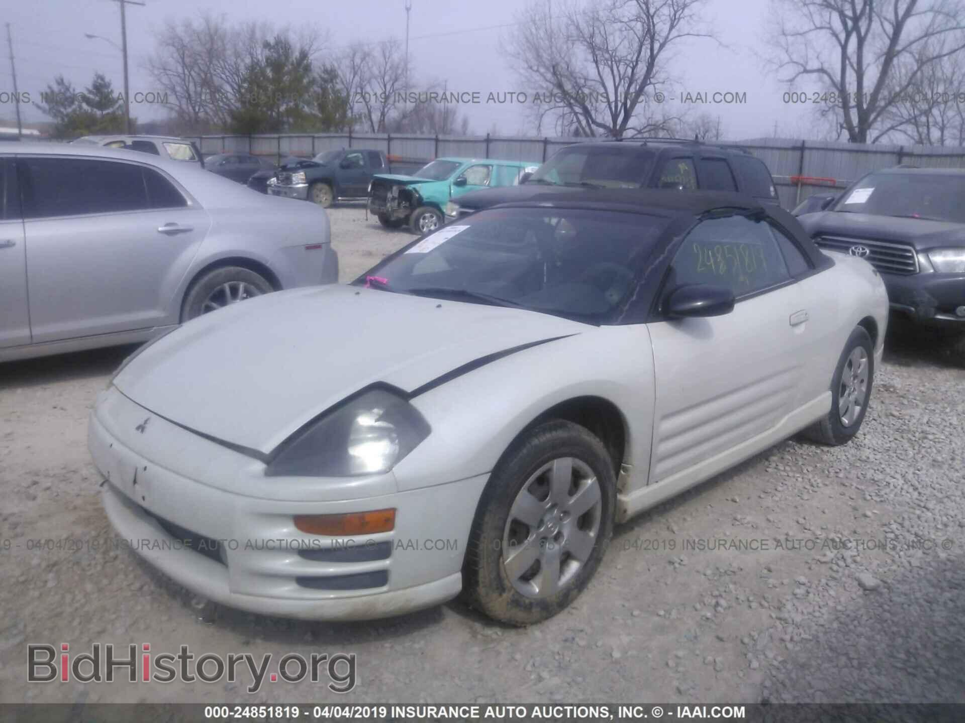2001 MITSUBISHI ECLIPSE - VIN: 4A3AE85H51E110417 - Photo 2