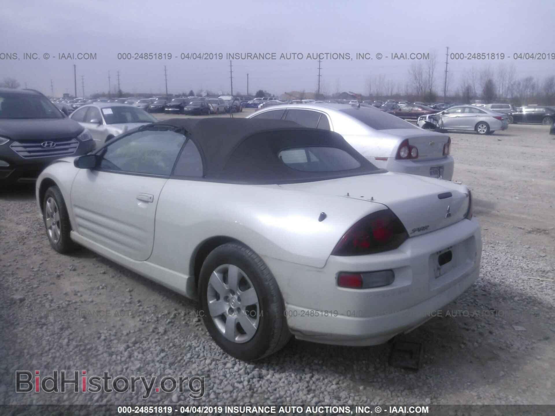 2001 MITSUBISHI ECLIPSE - VIN: 4A3AE85H51E110417 - Photo 3