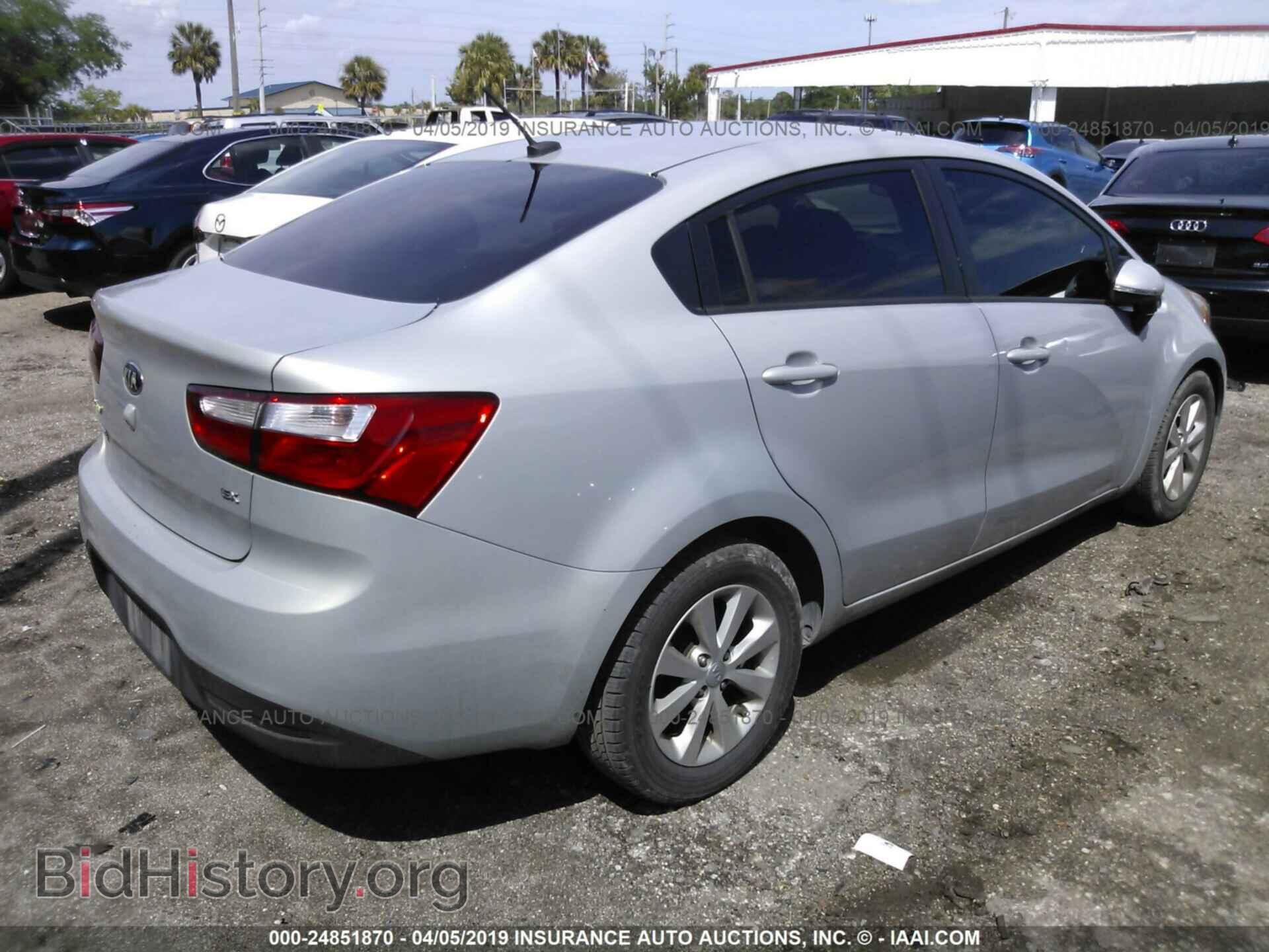 2014 KIA RIO - VIN: KNADN4A3XE6394305 - Фото 4