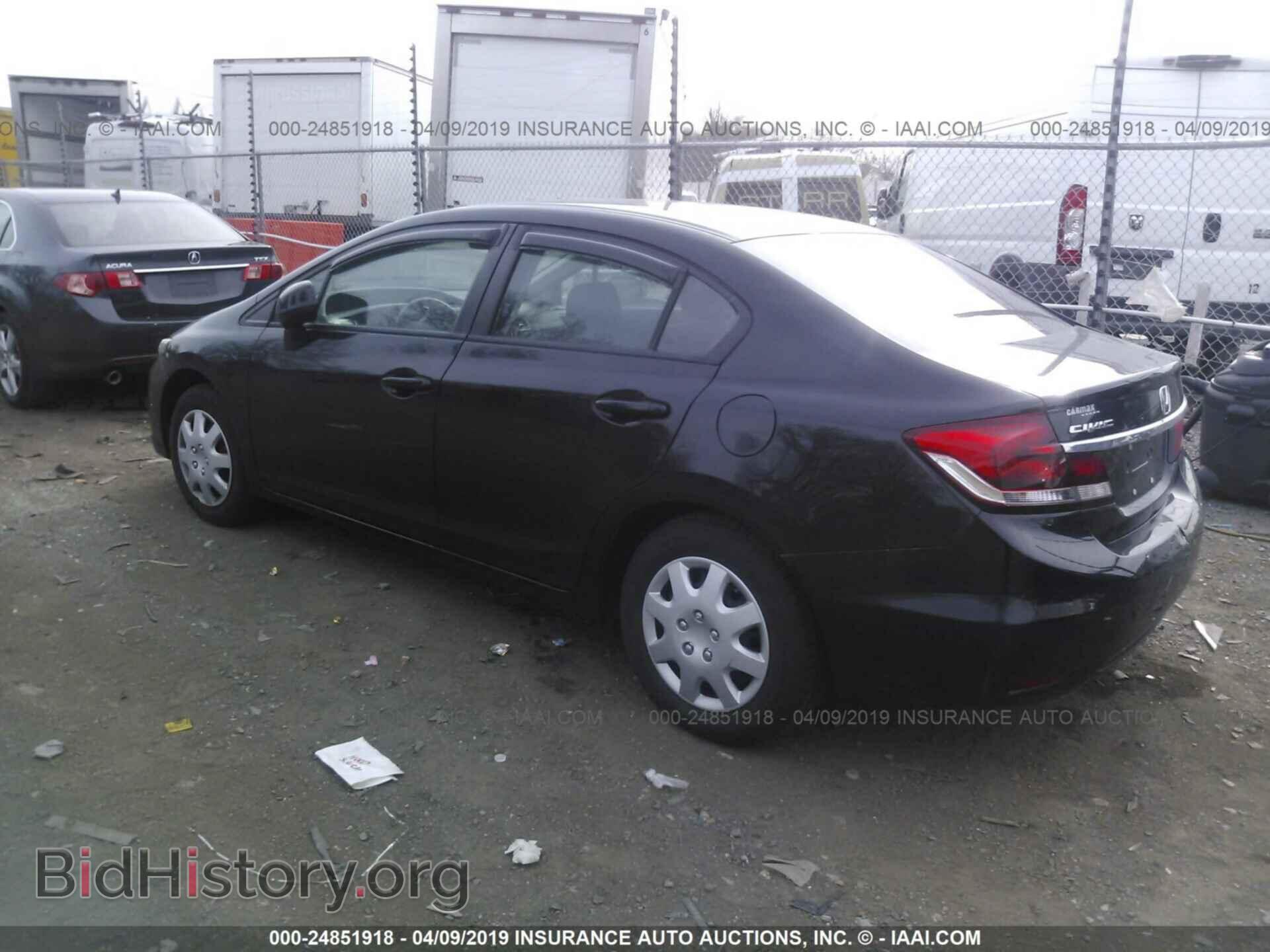 2013 HONDA CIVIC - VIN: 19XFB2F58DE099604 - Фото 3