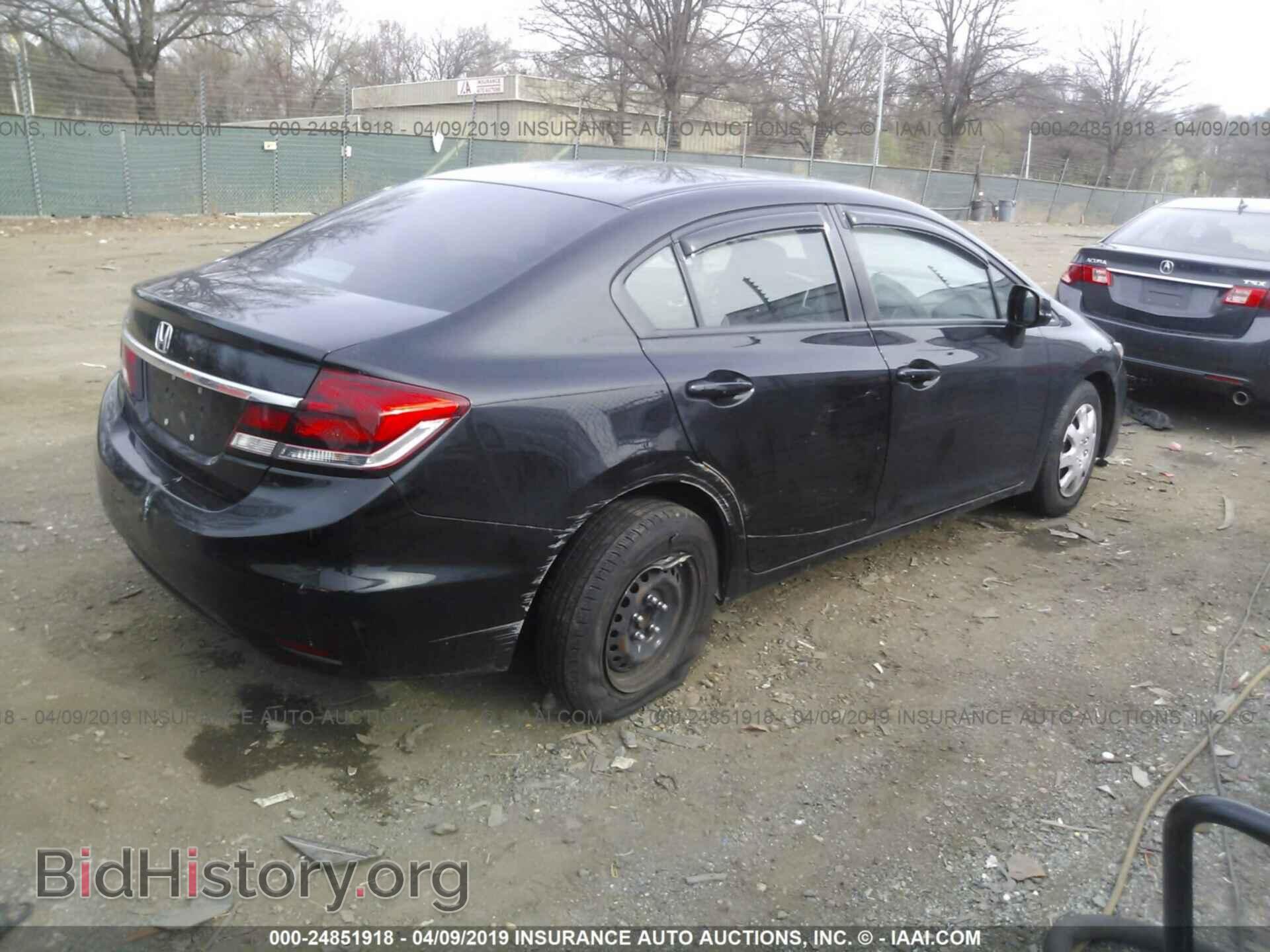 2013 HONDA CIVIC - VIN: 19XFB2F58DE099604 - Фото 4
