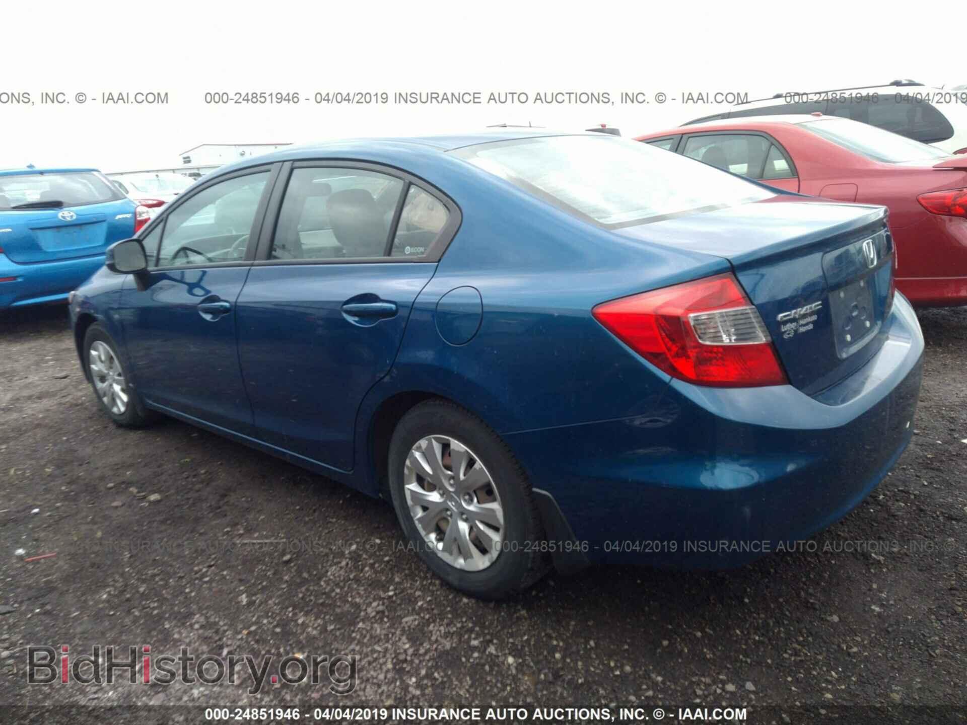 2012 HONDA CIVIC - VIN: 2HGFB2F52CH512427 - Фото 3