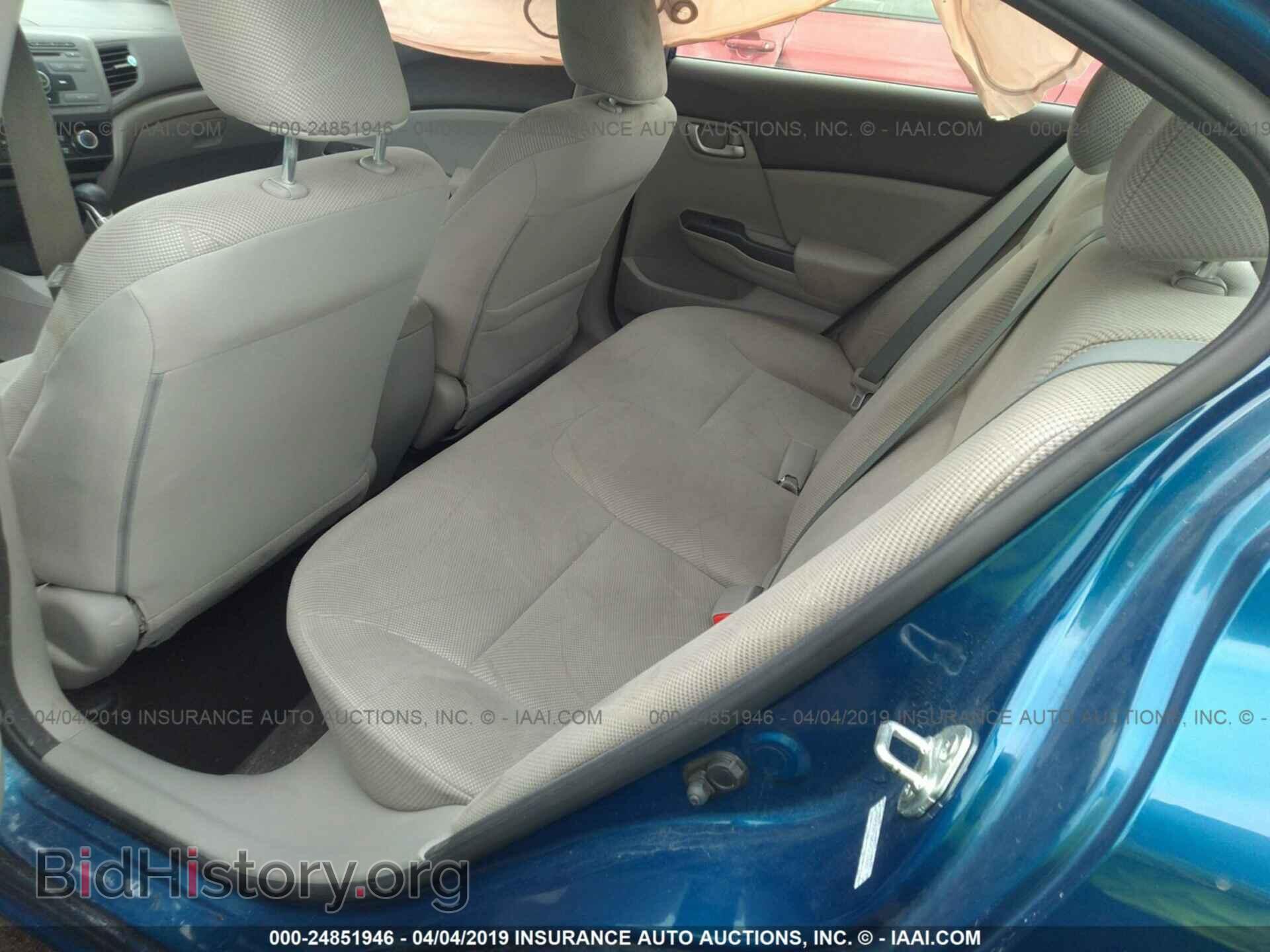 2012 HONDA CIVIC - VIN: 2HGFB2F52CH512427 - Фото 8