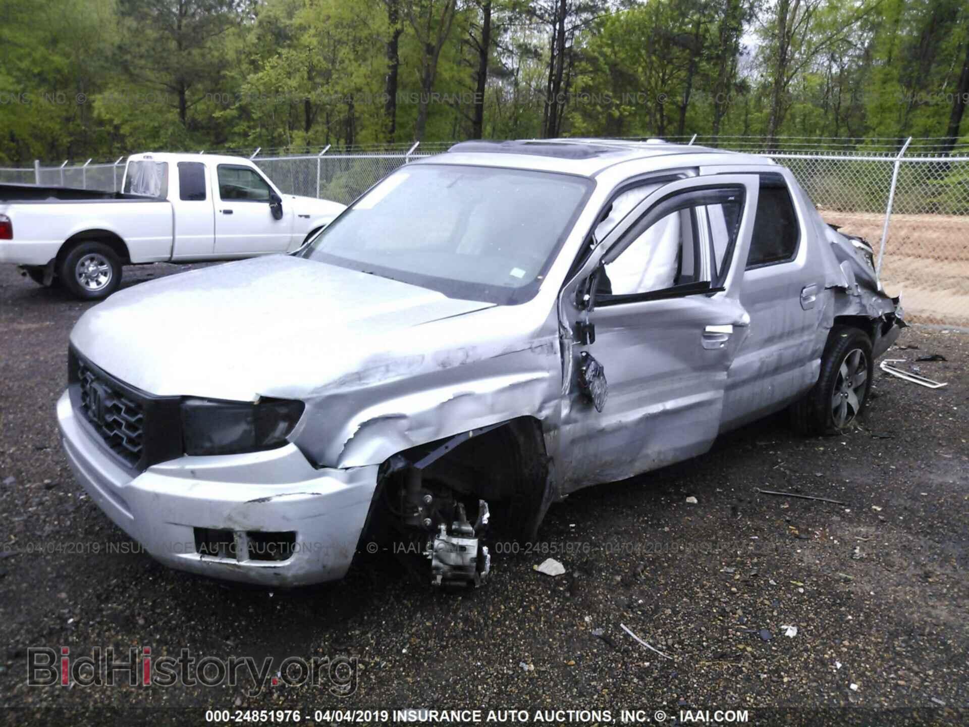 2014 HONDA RIDGELINE - VIN: 5FPYK1F60EB008646 - Фото 2