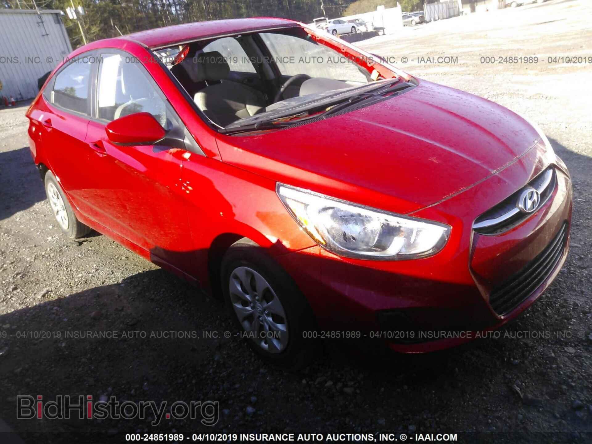 Фотография KMHCT4AE2HU176408 - HYUNDAI ACCENT 2017
