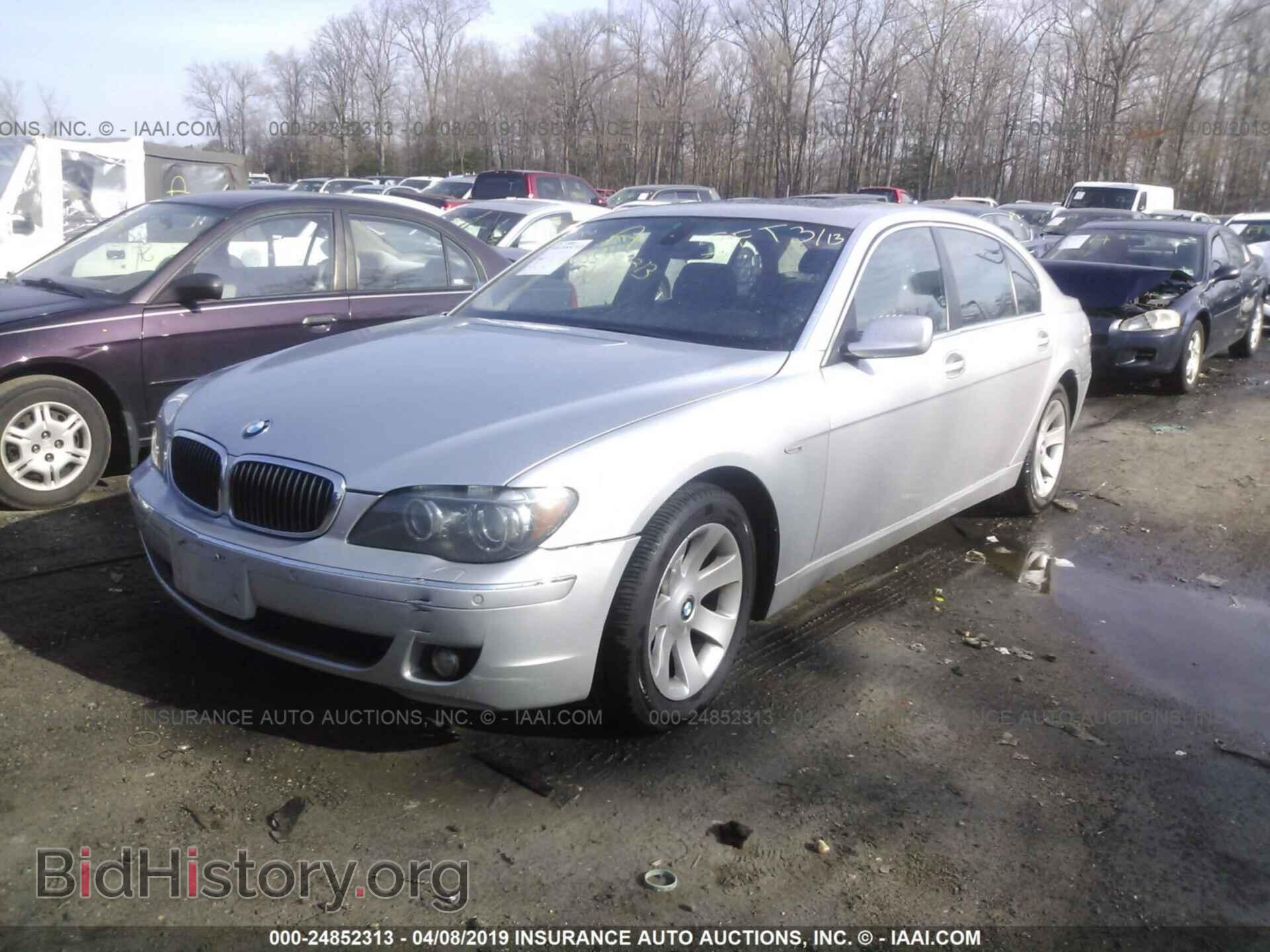 2006 BMW 750 - VIN: WBAHN83516DT59639 - Фото 2