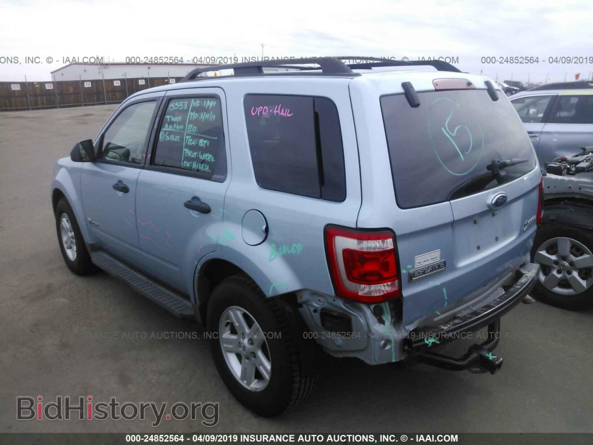 2009 FORD ESCAPE - VIN: 1FMCU49399KA43349 - Фото 3