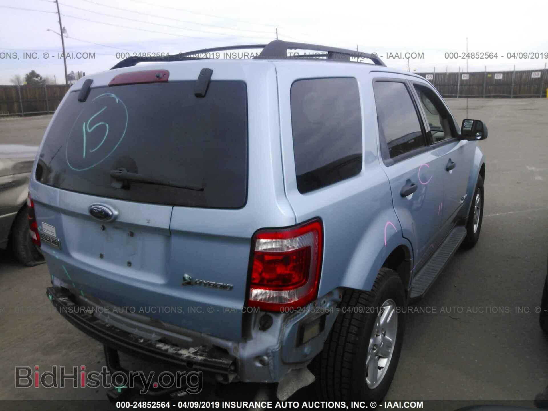 2009 FORD ESCAPE - VIN: 1FMCU49399KA43349 - Фото 4