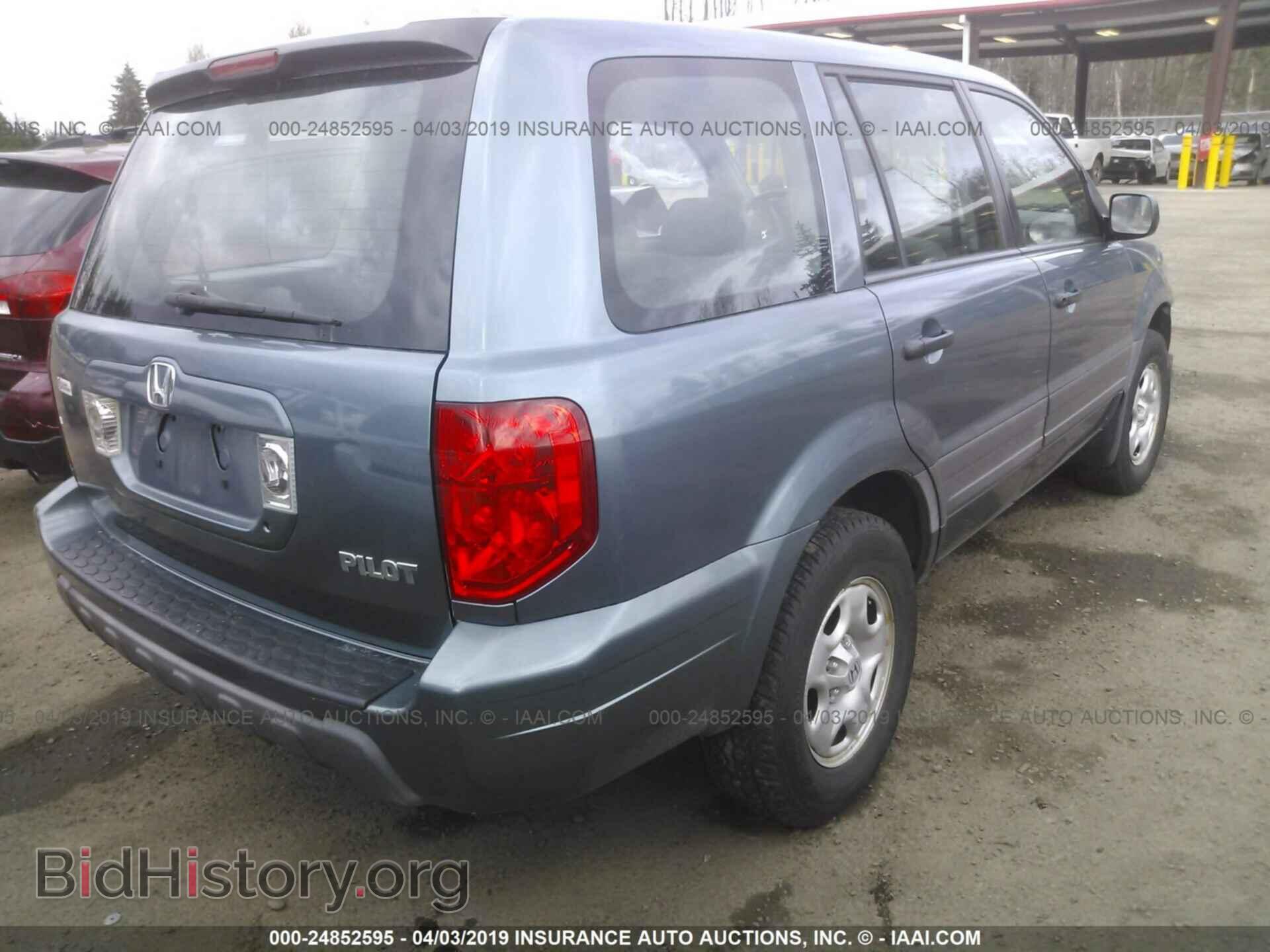 2005 HONDA PILOT - VIN: 2HKYF18165H565576 - Фото 4