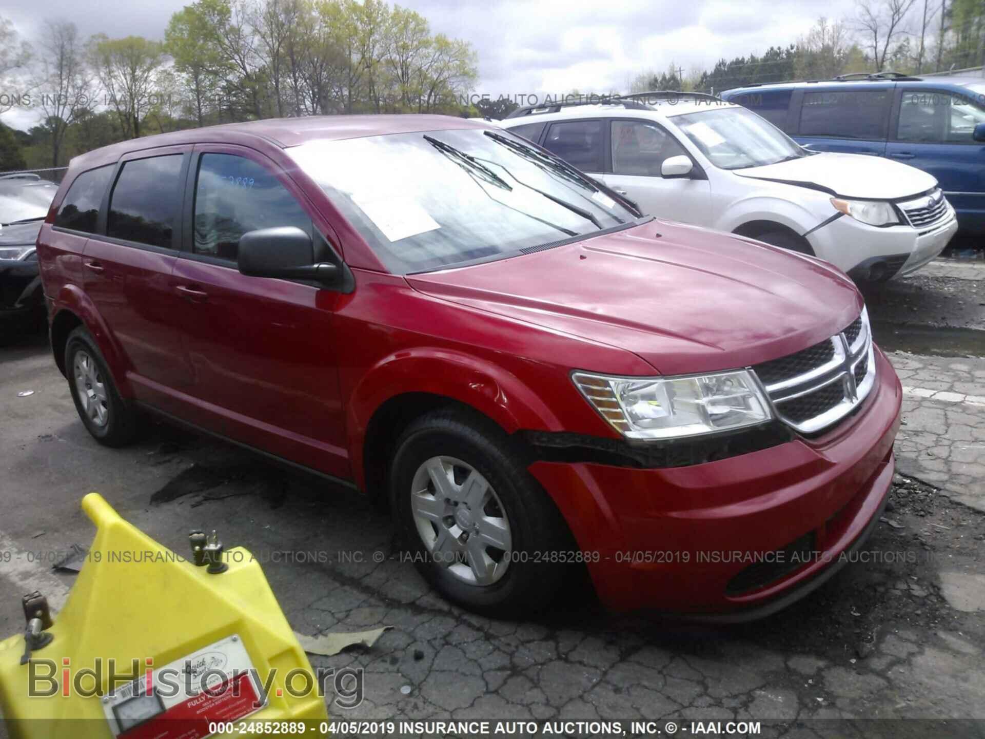 Photo 3C4PDCAB8CT324373 - DODGE JOURNEY 2012