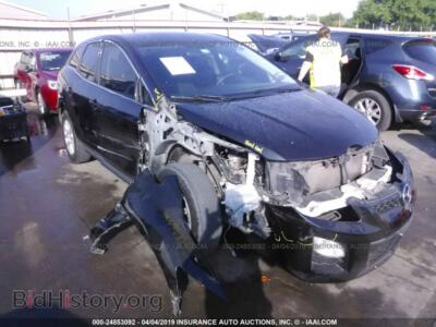 2012 Mazda CX-7, черный — VIN JM3ER2A51C0414210, IAAI