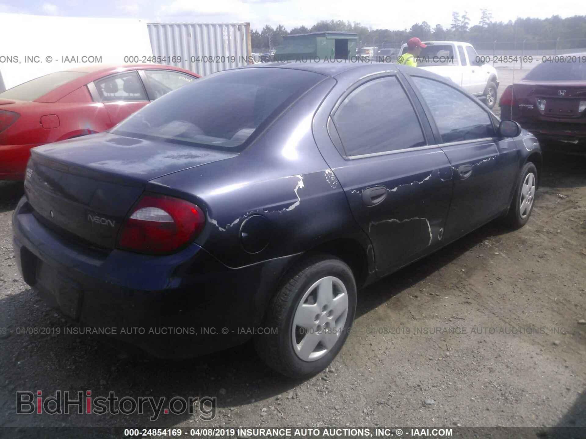 2005 DODGE NEON - VIN: 1B3ES26C85D235907 - Фото 4