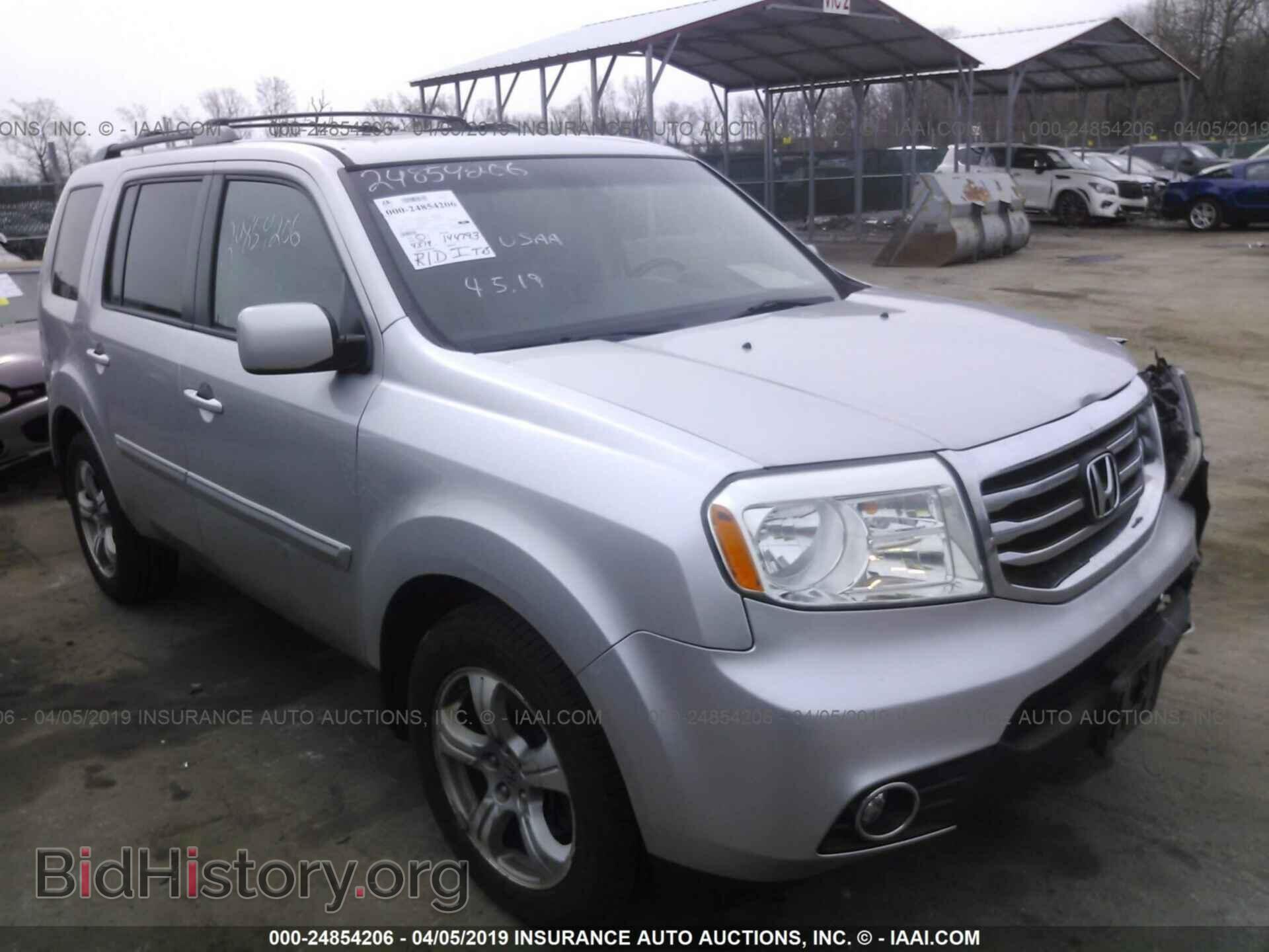 Фотография 5FNYF4H51CB069097 - HONDA PILOT 2012
