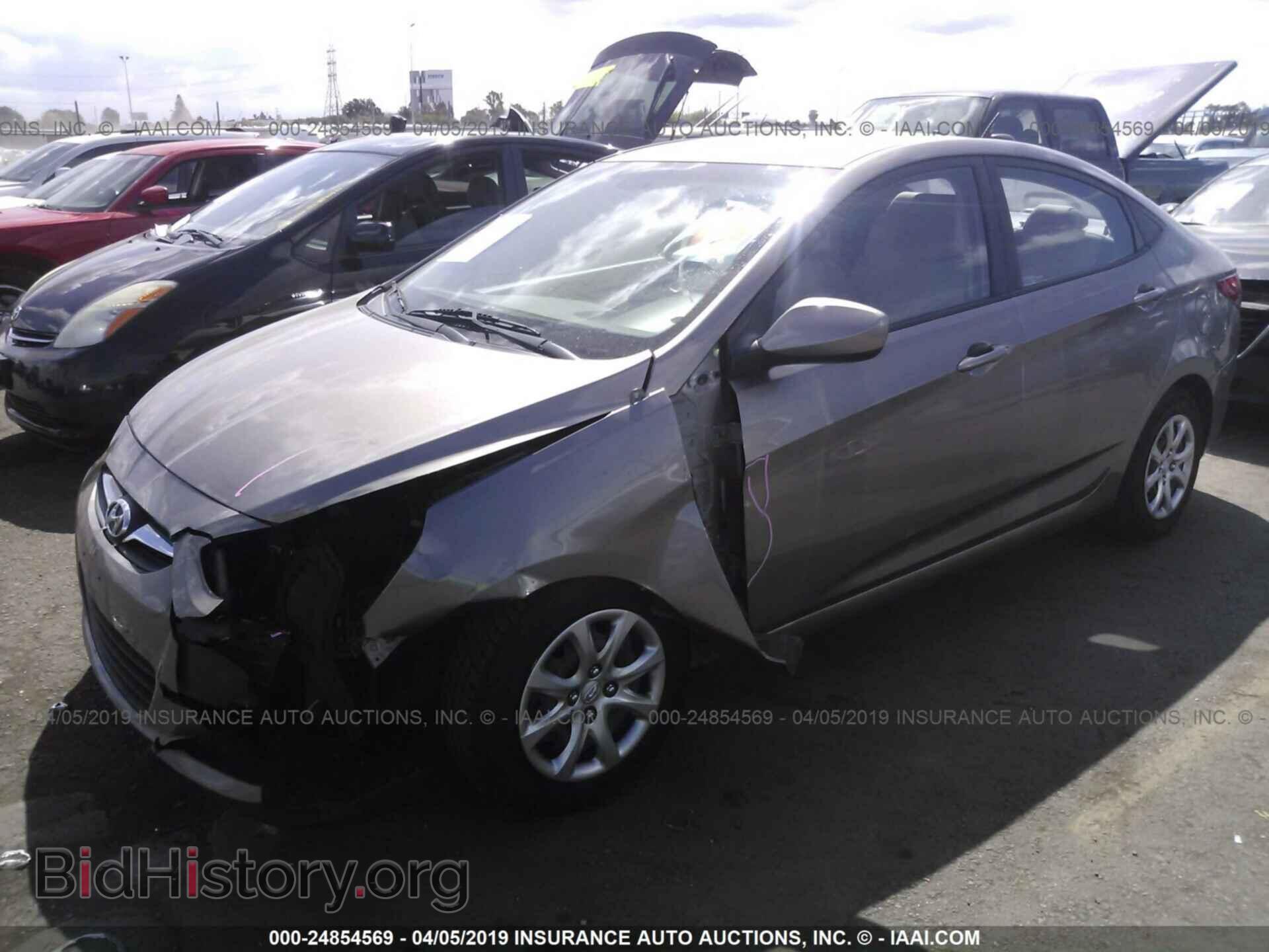 2013 HYUNDAI ACCENT - VIN: KMHCT4AE7DU539277 - Фото 2