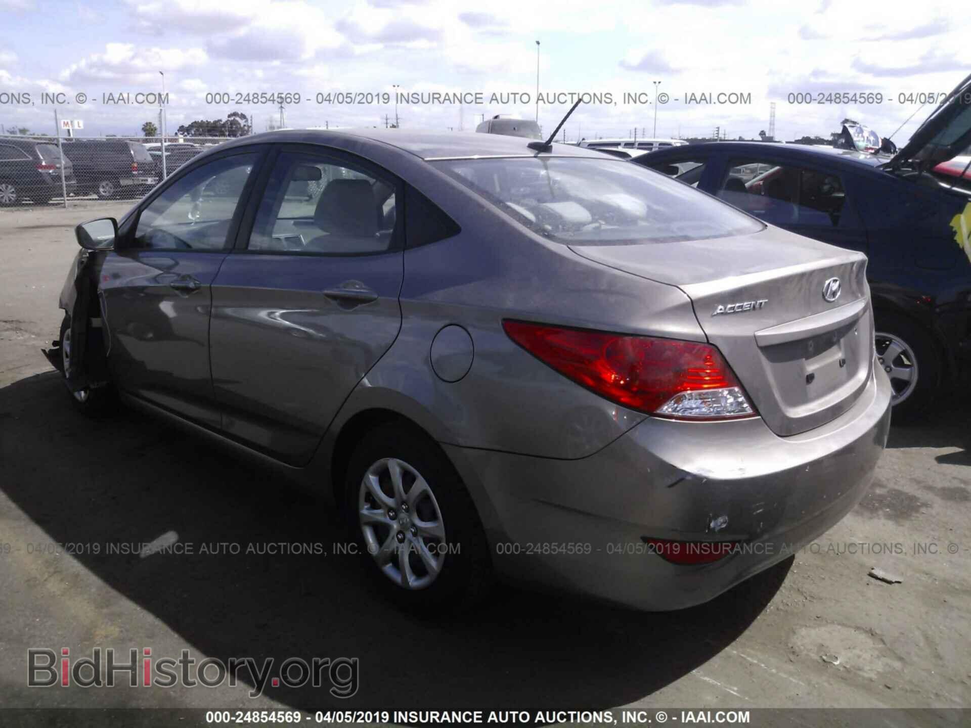 2013 HYUNDAI ACCENT - VIN: KMHCT4AE7DU539277 - Фото 3