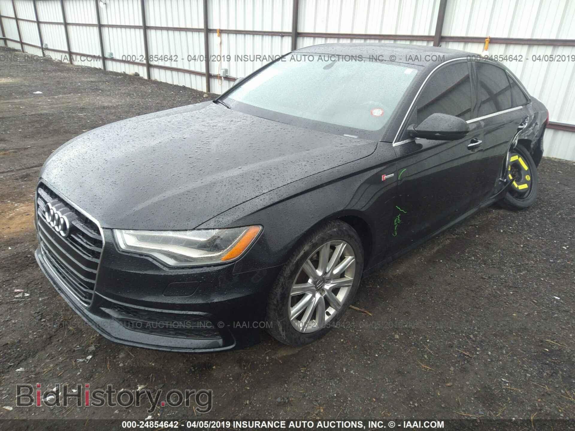 2013 AUDI A6 - VIN: WAUHGAFC2DN093485 - Фото 2