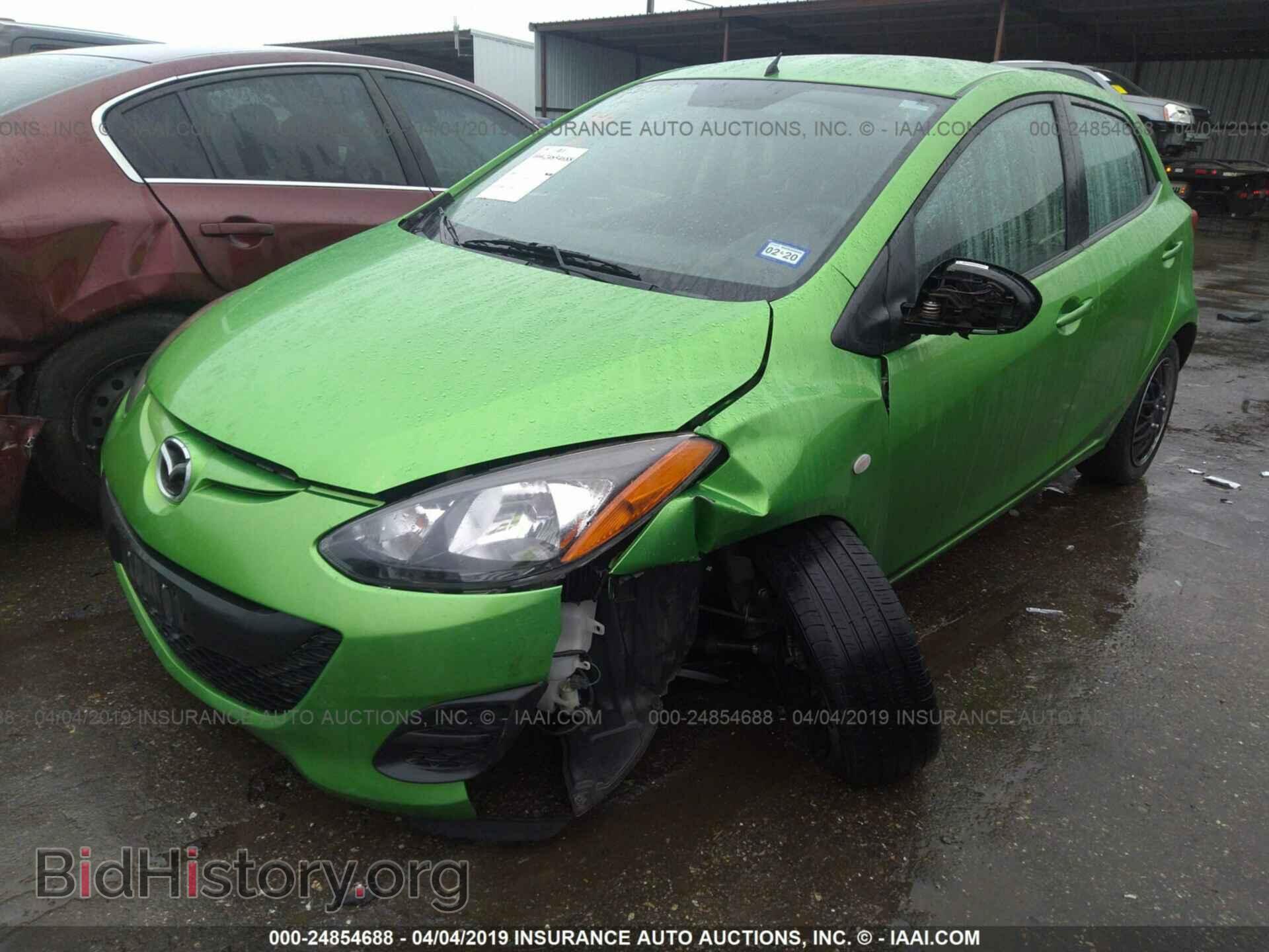 2011 MAZDA MAZDA2 - VIN: JM1DE1HY9B0125374 - Фото 2
