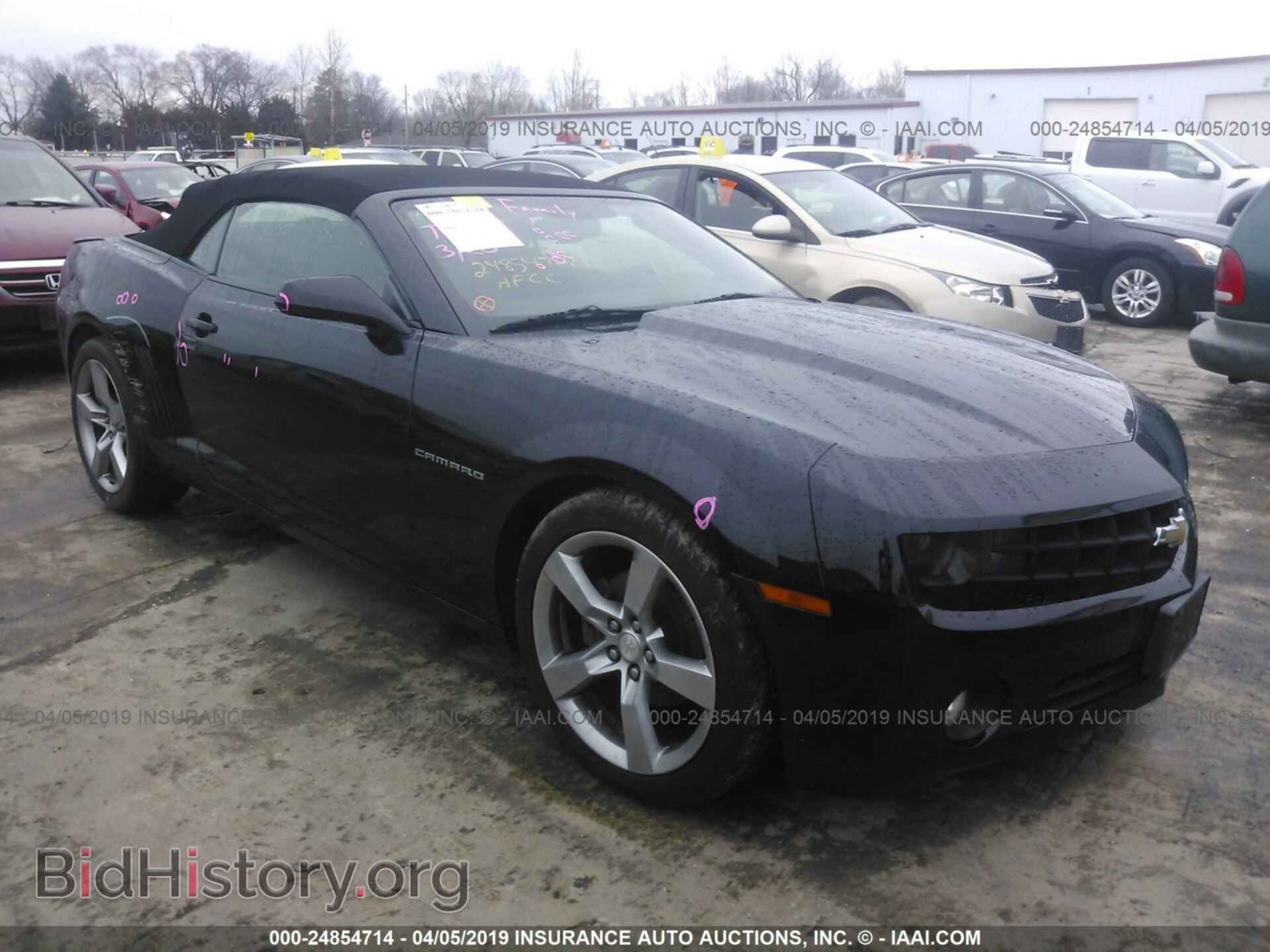 Photo 2G1FB3D39C9108159 - CHEVROLET CAMARO 2012