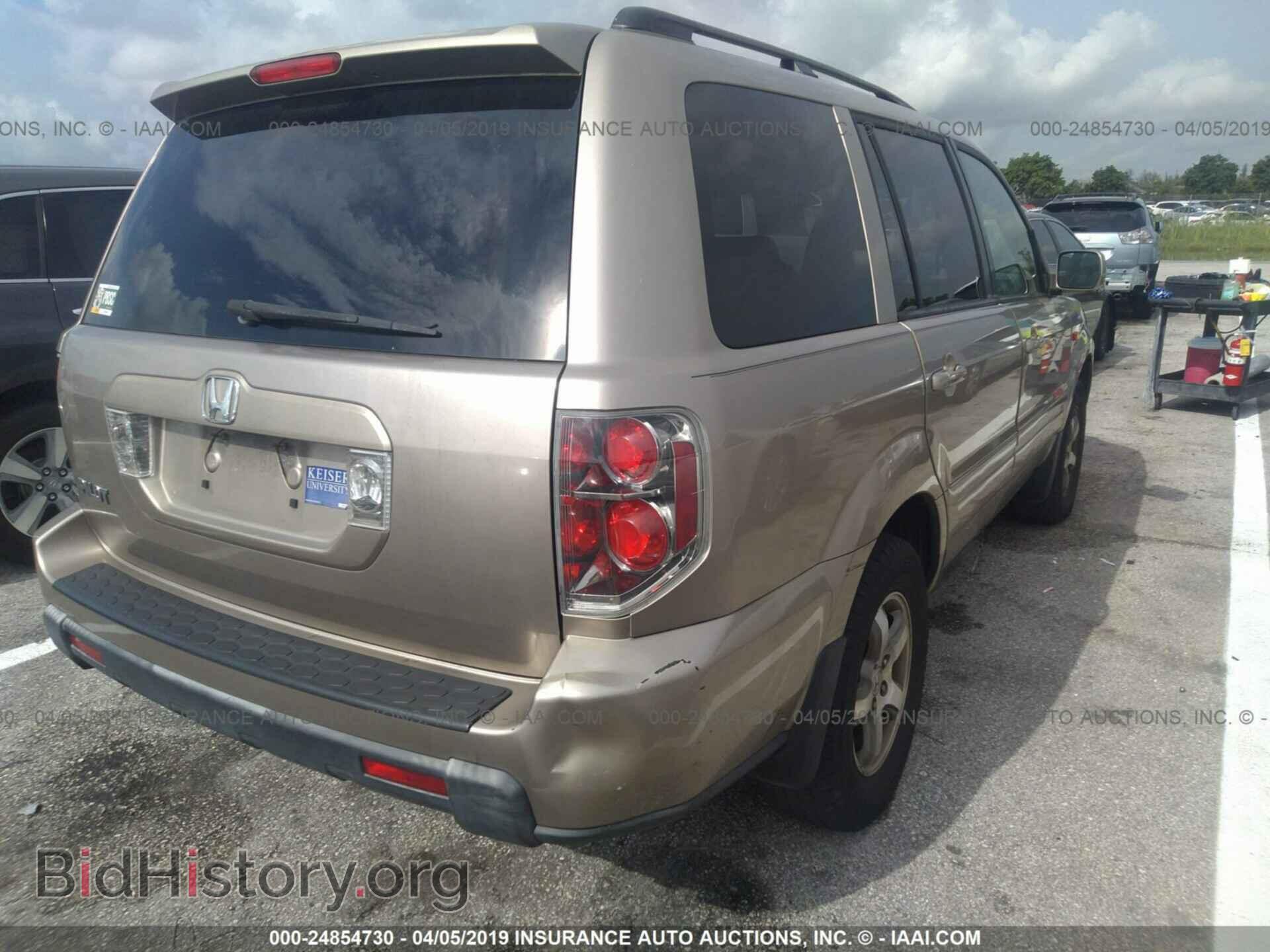 2006 HONDA PILOT - VIN: 5FNYF285X6B051075 - Фото 6