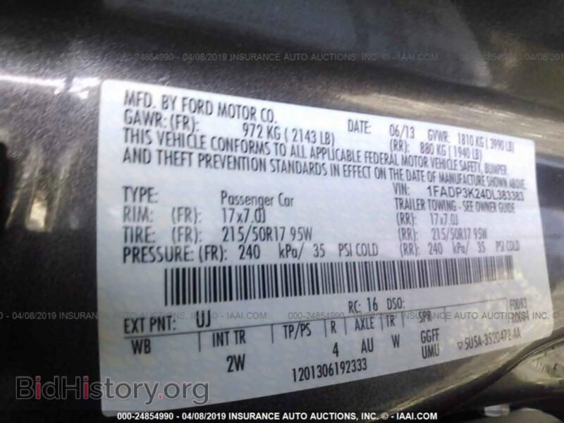 2013 Ford FOCUS (VIN 1FADP3K24DL383383) — фото 9 из 10