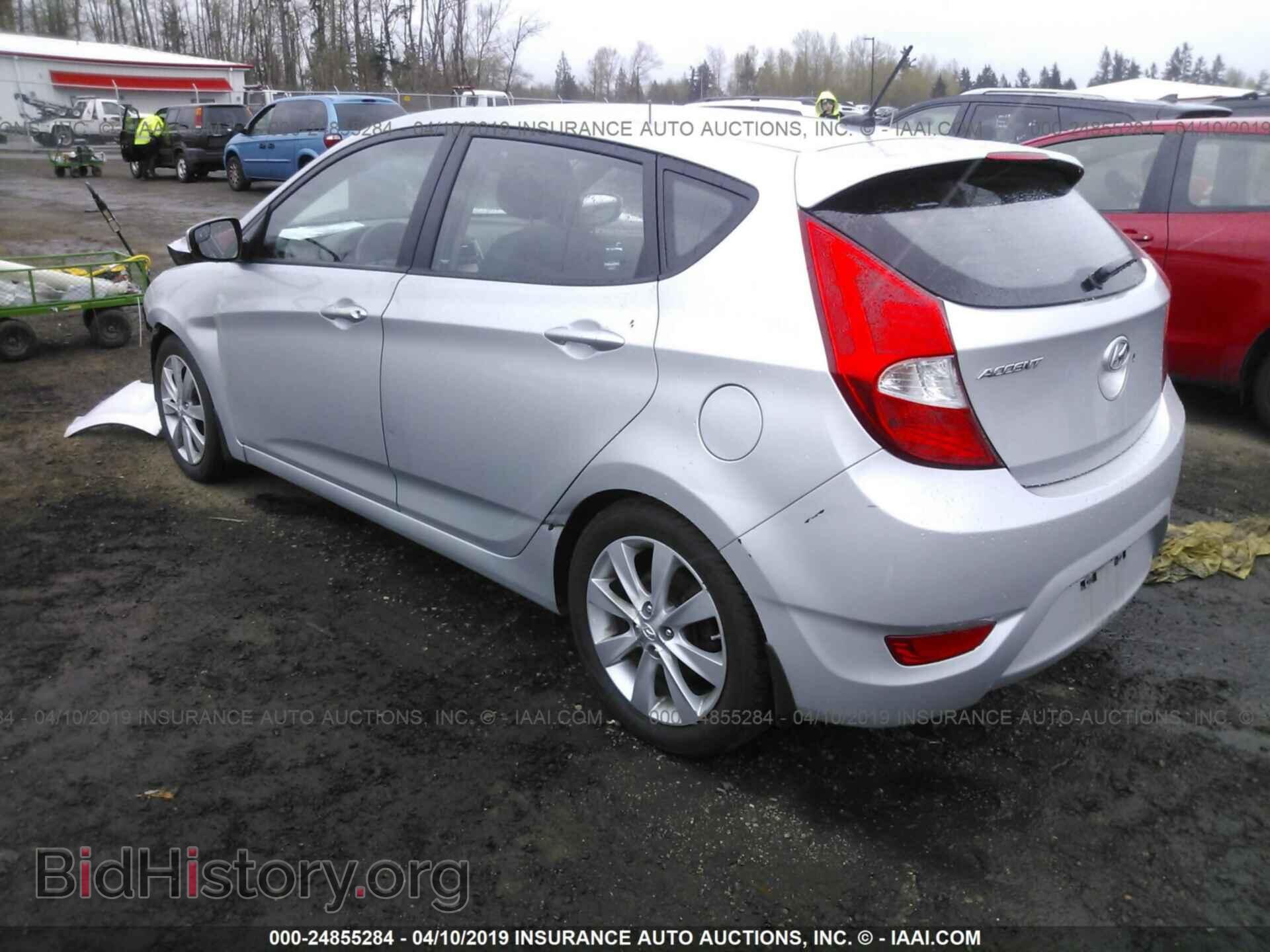 2014 HYUNDAI ACCENT - VIN: KMHCU5AEXEU182181 - Фото 3