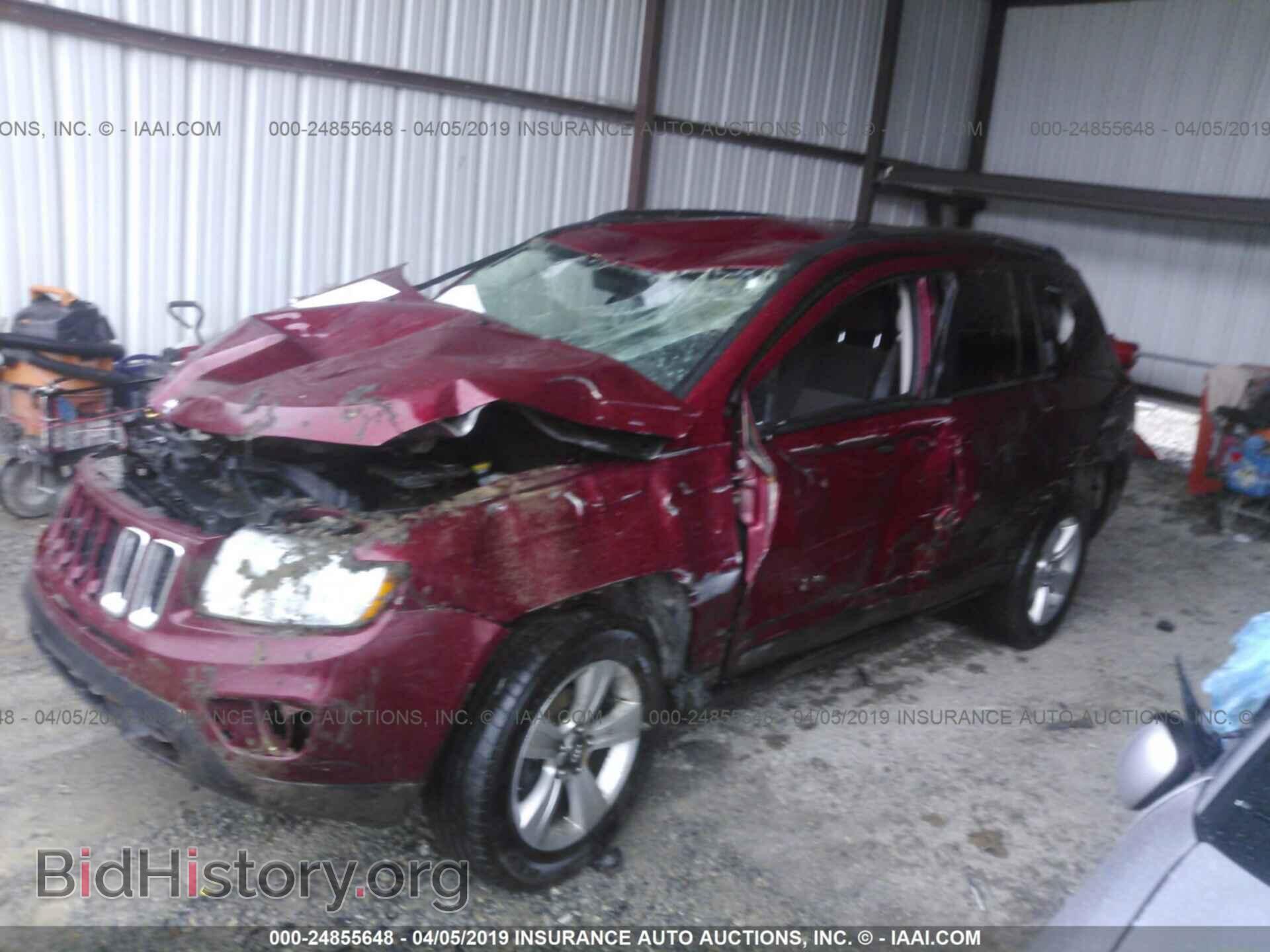 2012 JEEP COMPASS - VIN: 1C4NJDEB4CD621422 - Фото 2