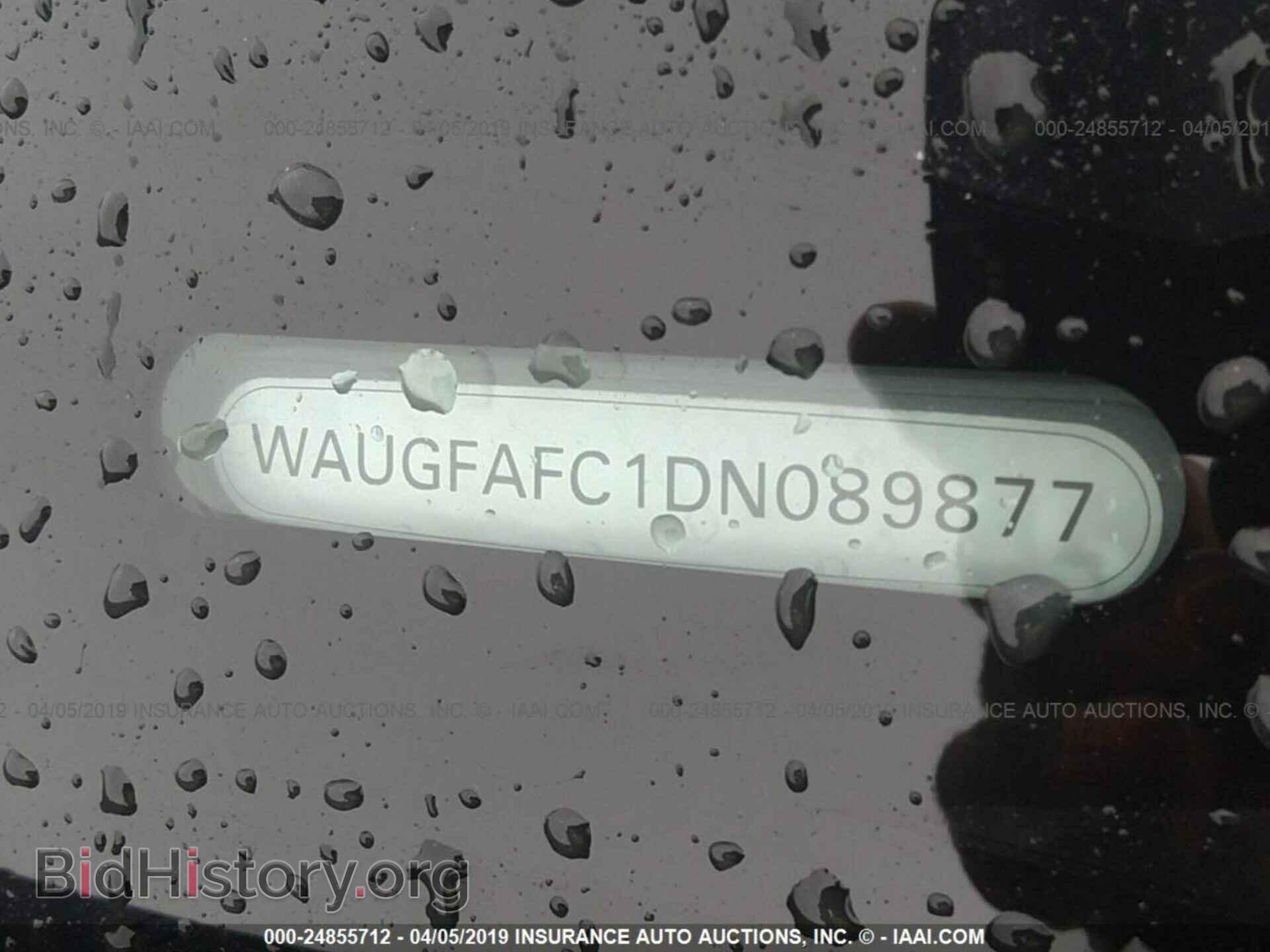 2013 AUDI A6 - VIN: WAUGFAFC1DN089877 - Фото 9