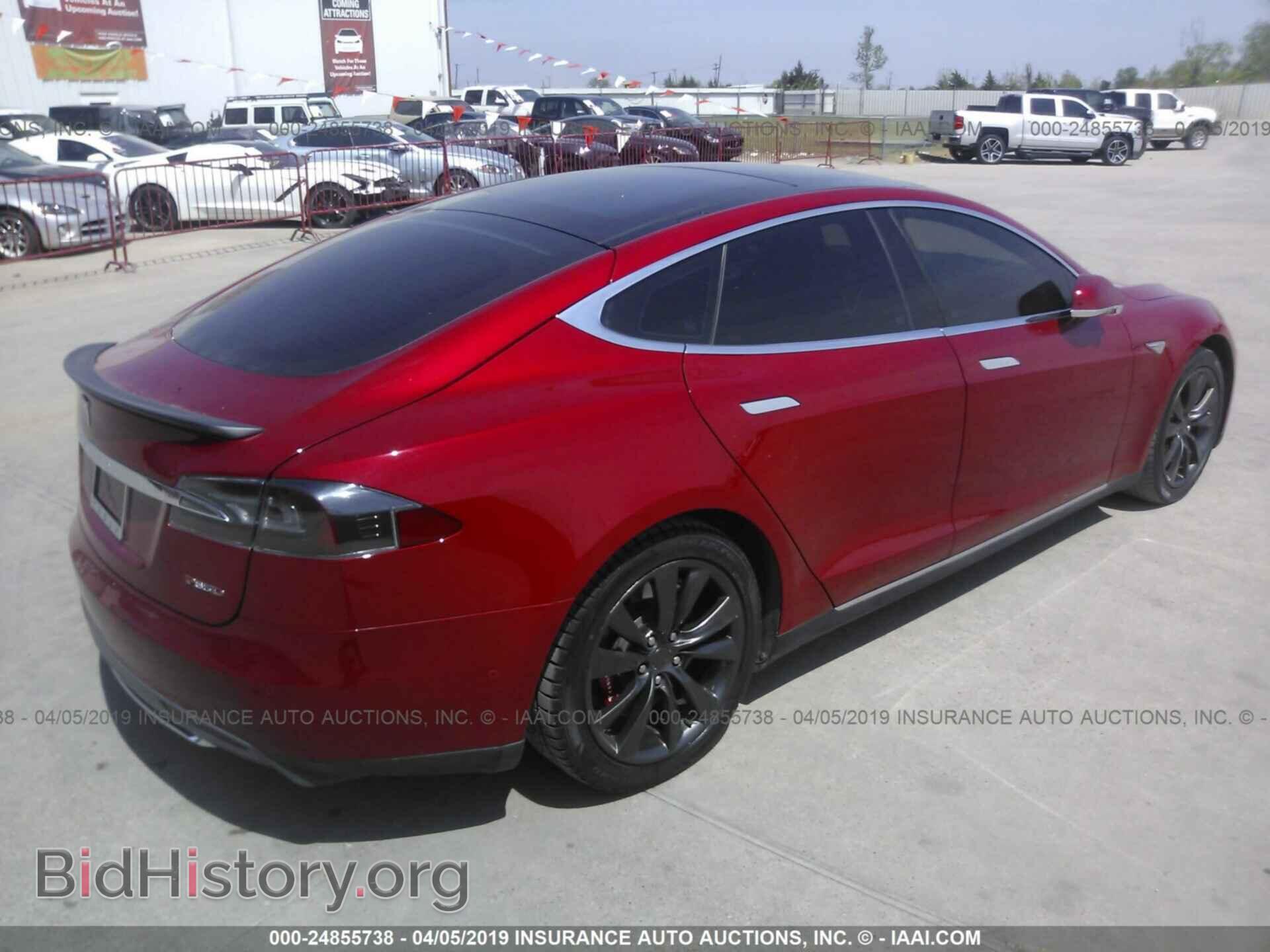 2015 TESLA MODEL S - VIN: 5YJSA1H28FF081325 - Фото 4