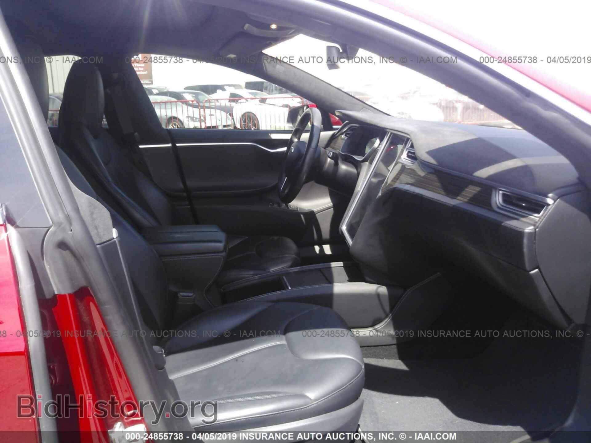 2015 TESLA MODEL S - VIN: 5YJSA1H28FF081325 - Фото 5