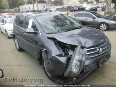 2013 Honda CR-V EXL, серый — VIN 2HKRM3H74DH501691, IAAI