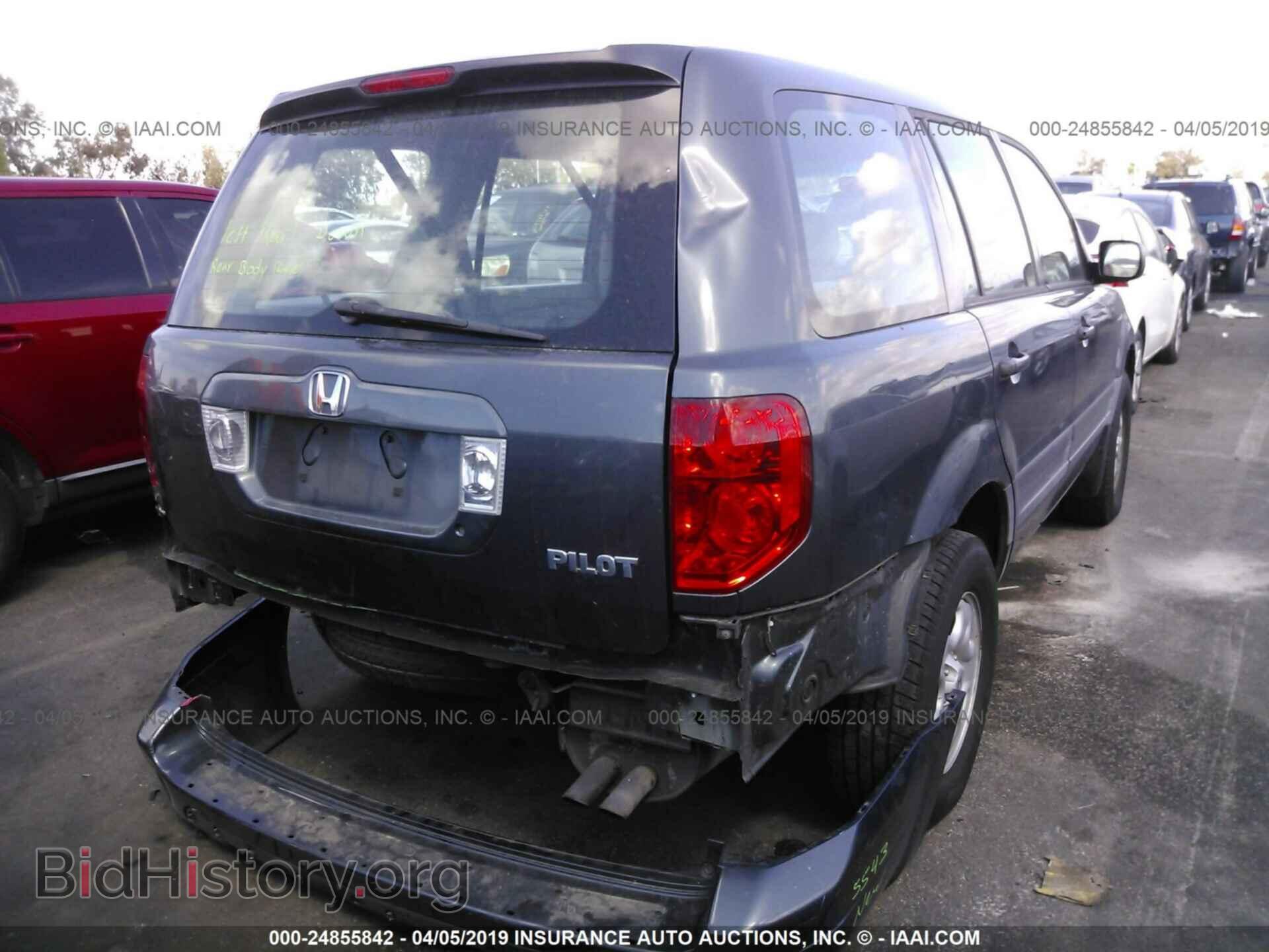 2005 HONDA PILOT - VIN: 2HKYF18105H573706 - Фото 4