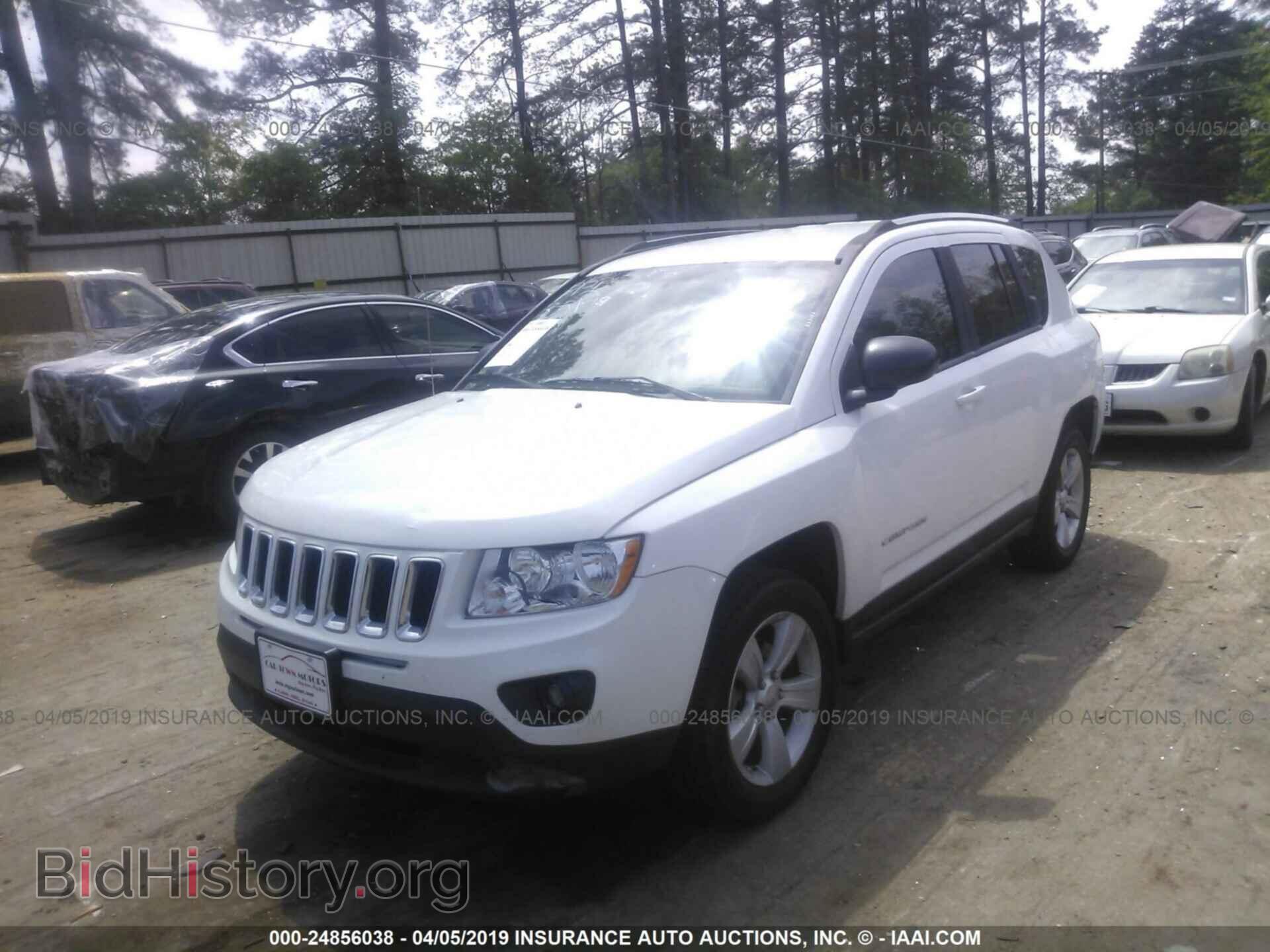 2012 JEEP COMPASS - VIN: 1C4NJDBB0CD553043 - Фото 2