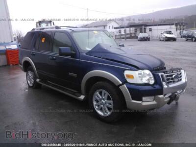 2006 Ford EXPLORER Eddie Bauer, blue — VIN 1FMEU74E96UB15265, IAAI