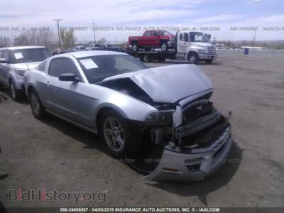 2013 Ford MUSTANG, серебристый — VIN 1ZVBP8AM2D5203353, IAAI