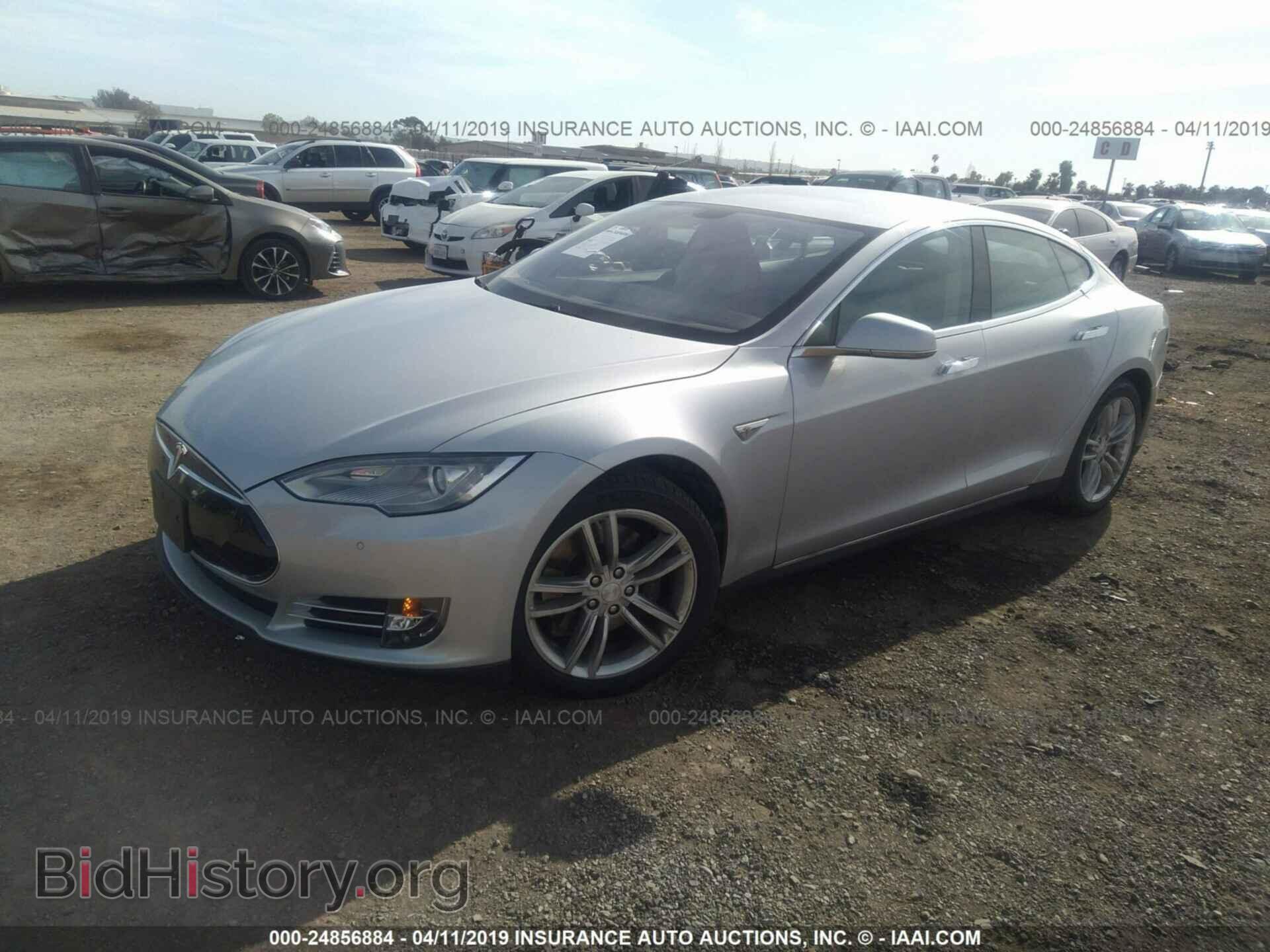 2014 TESLA MODEL S - VIN: 5YJSA1H10EFP34364 - Photo 2
