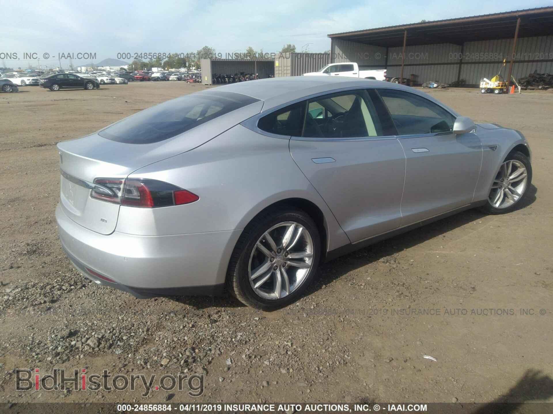 2014 TESLA MODEL S - VIN: 5YJSA1H10EFP34364 - Photo 4