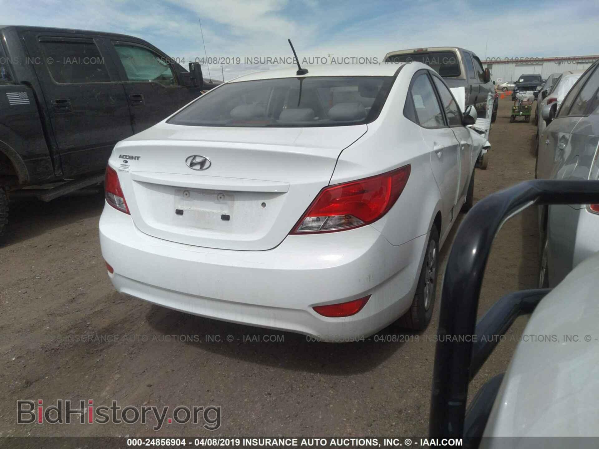 2015 HYUNDAI ACCENT - VIN: KMHCT4AE0FU907155 - Фото 4