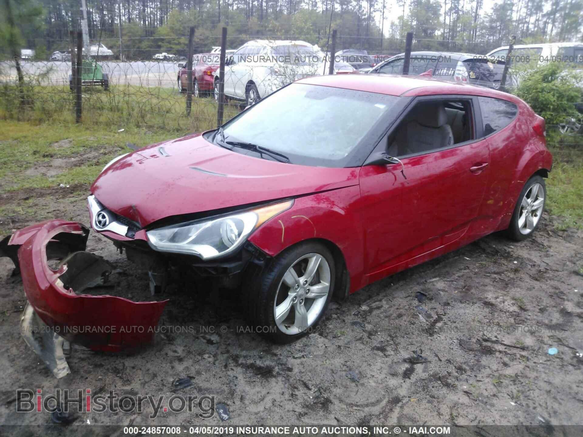 2012 HYUNDAI VELOSTER - VIN: KMHTC6AD5CU072488 - Фото 2
