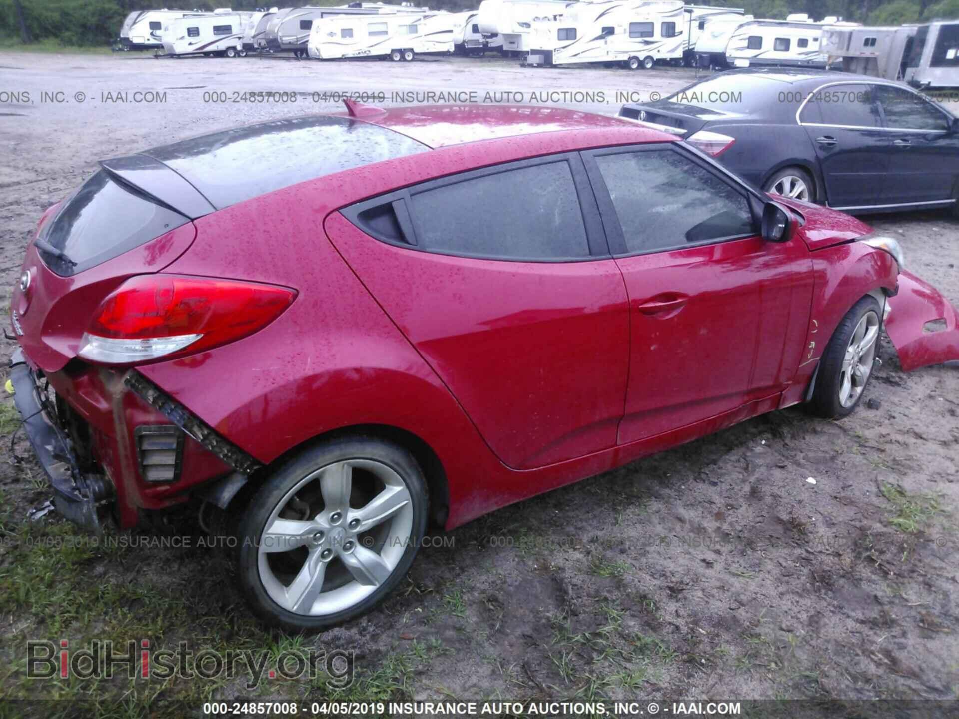 2012 HYUNDAI VELOSTER - VIN: KMHTC6AD5CU072488 - Фото 4