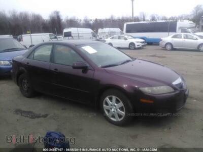 2006 Mazda 6 I, purple — VIN 1YVFP80C865M06872, IAAI