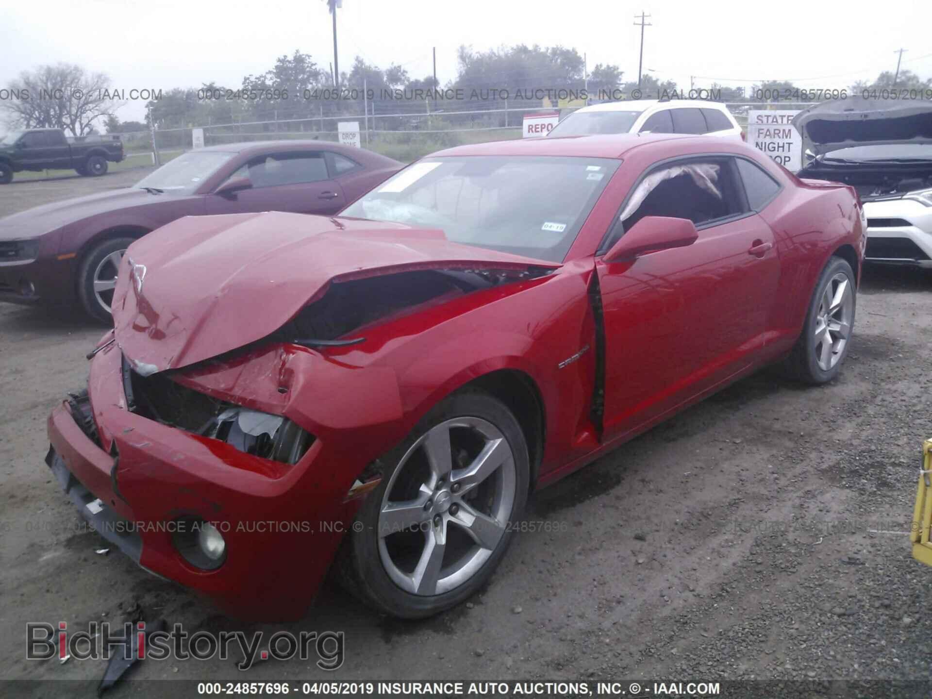 2010 CHEVROLET CAMARO - VIN: 2G1FB1EV9A9209705 - Фото 2
