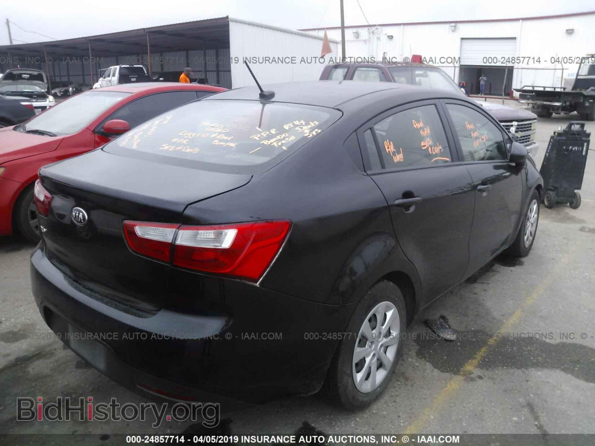 2014 KIA RIO - VIN: KNADM4A38E6384178 - Фото 4