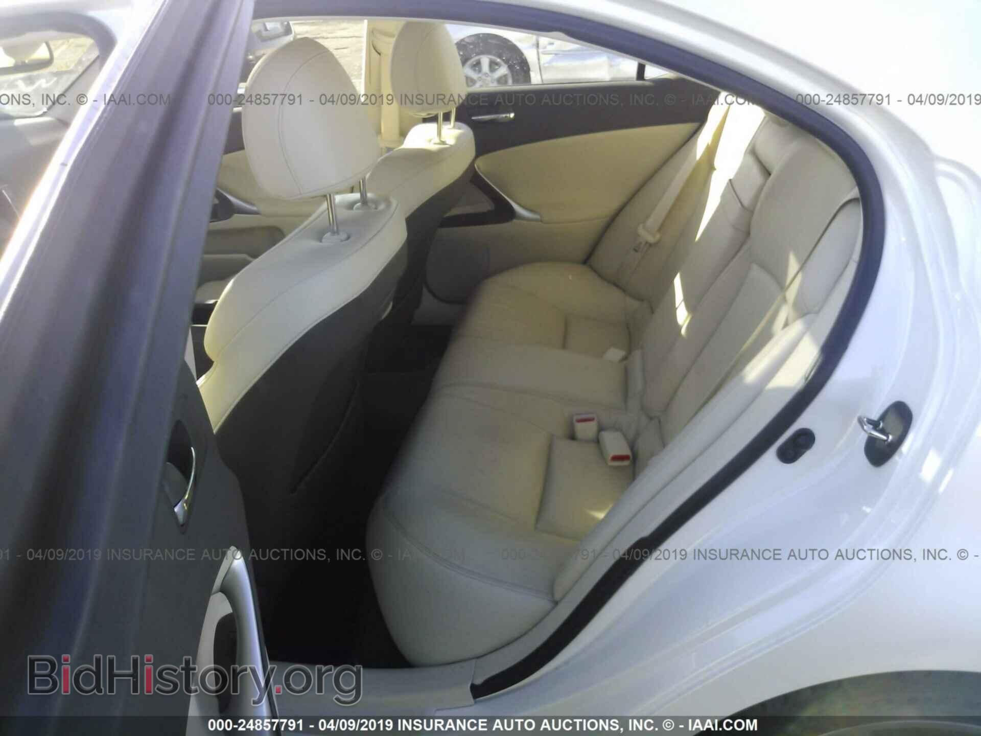 2012 LEXUS IS - VIN: JTHBF5C29C5167836 - Photo 8