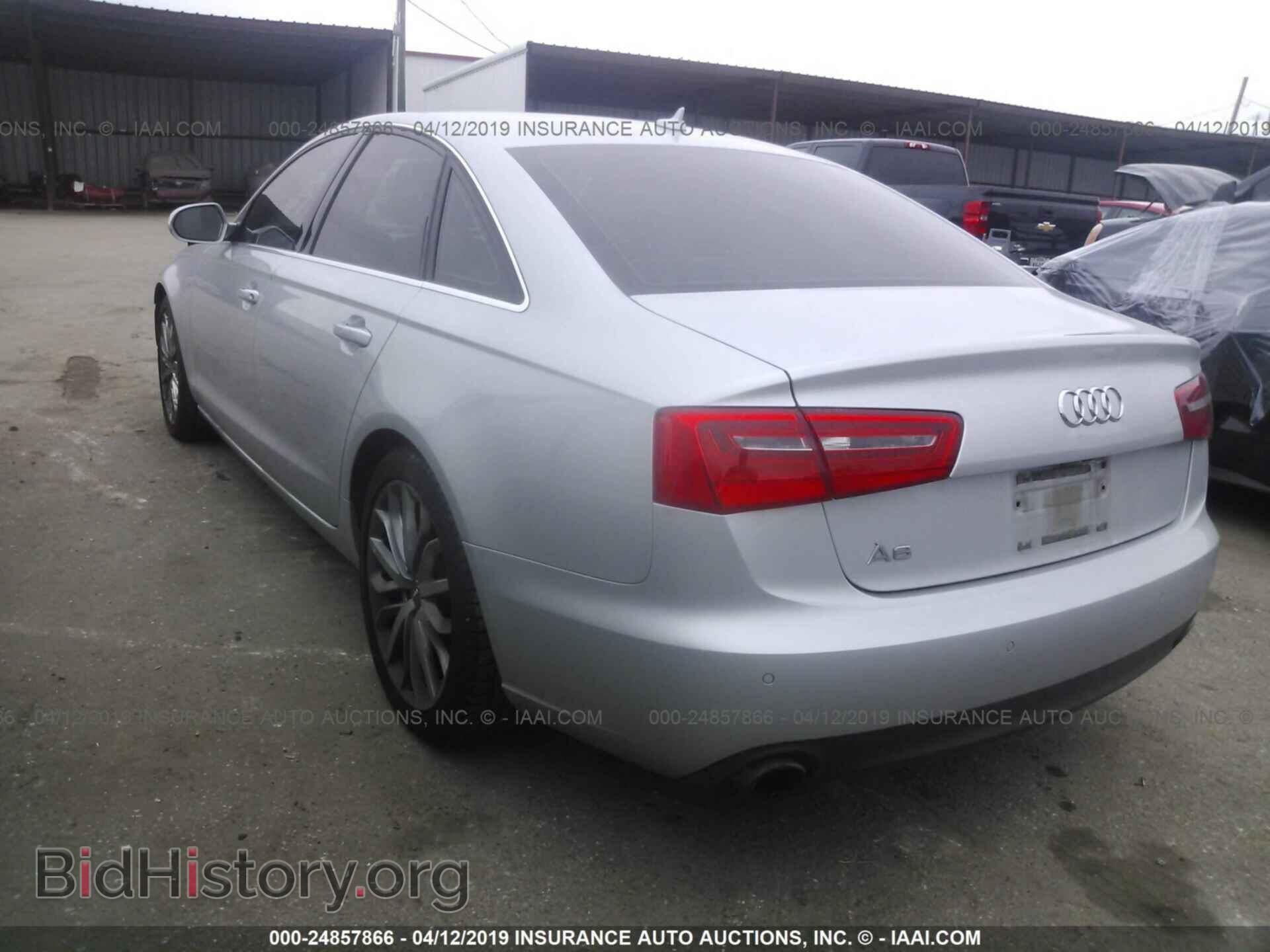 2013 AUDI A6 - VIN: WAUGFAFC3DN026280 - Фото 3
